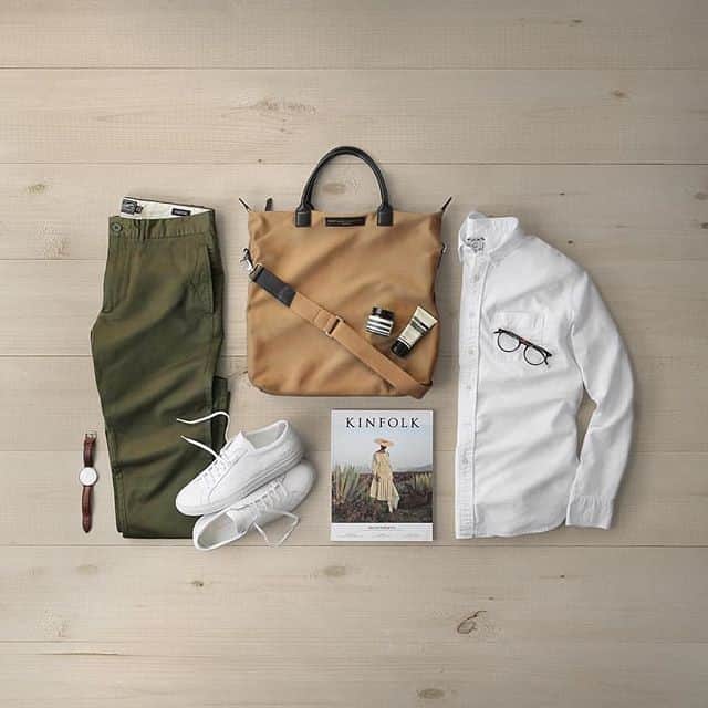 ウォントのインスタグラム：「The modern work-to-weekend wardrobe featuring the versatile O'Hare tote by @thepacman82. — #repost #wantlesessentiels #weekend #bag #ootd」