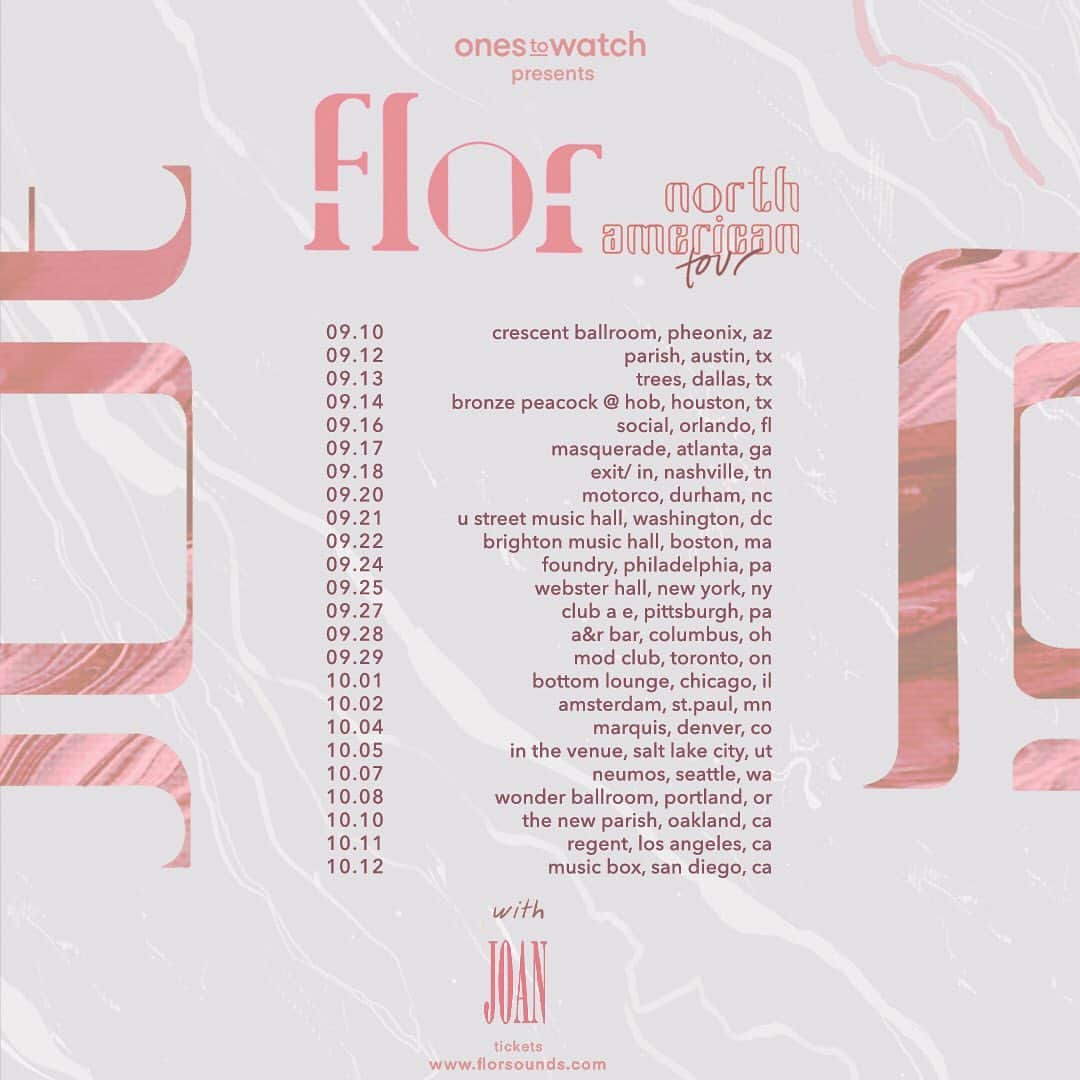 Fueled By Ramenさんのインスタグラム写真 - (Fueled By RamenInstagram)「@flor is kicking off the week with all the good vibes with their new track and video for ‘dancing around’ and a North American tour announce presented by @onestowatch!  Head to florsounds.com for more info」5月7日 1時19分 - fueledby