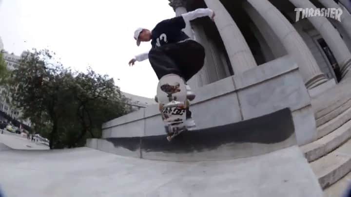 スラッシャーのインスタグラム：「Runnin’ from 12 🚔 @dgk’s ‘Thoro’ ROUGH CUT is LIVE on ThrasherMagazine.com 📡」