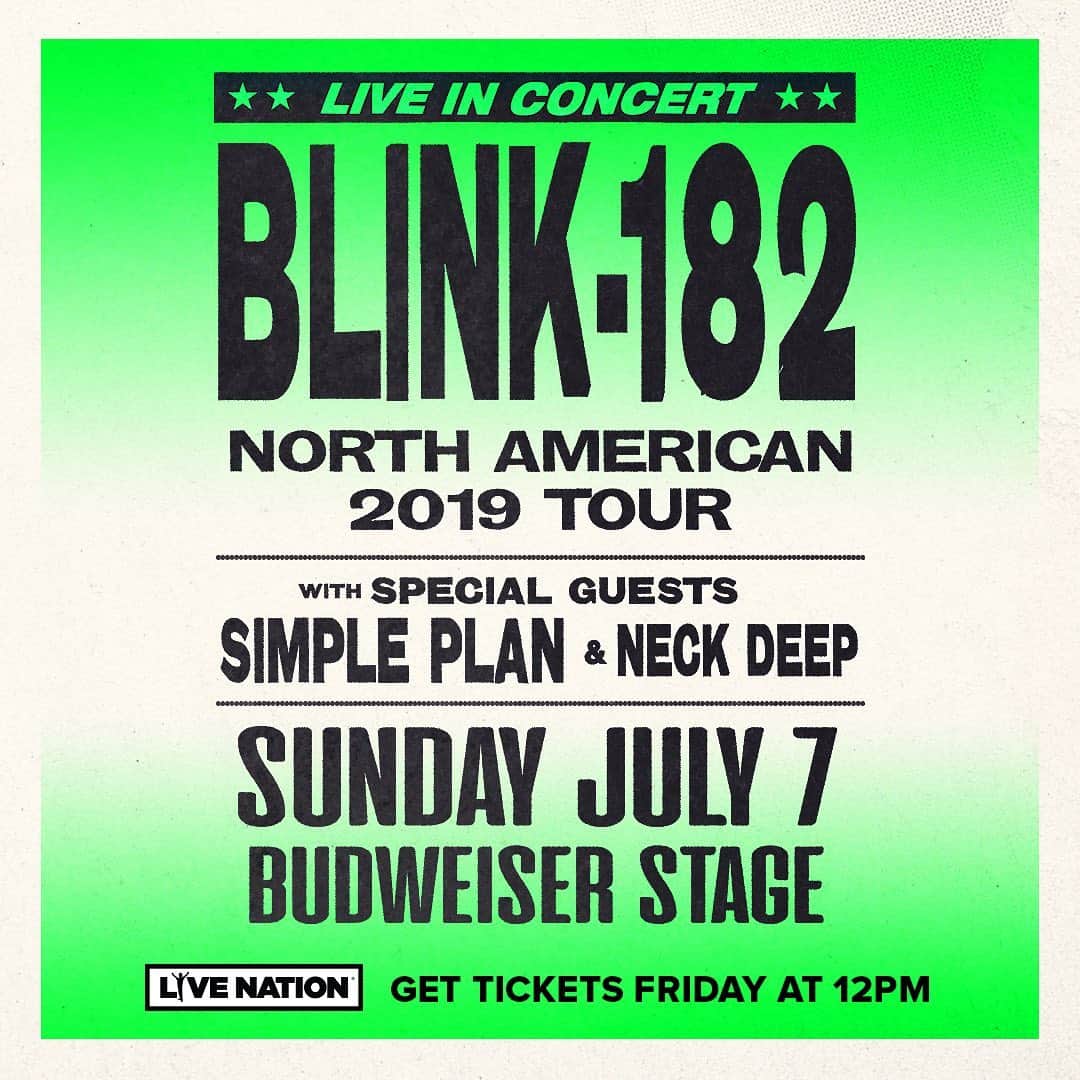 Simple Planさんのインスタグラム写真 - (Simple PlanInstagram)「We're super stoked to announce that we'll be joining @blink182 and @neckdeepuk for one special show in Toronto this summer! It’s gonna be an amazing night and we can’t wait! 🤘🏻🇨🇦🙏🏻 Tickets go on sale May 10th! Check out our stories for more info and see you all on July 7th! 🙌🏻🙌🏻🙌🏻」5月7日 1時44分 - simpleplan