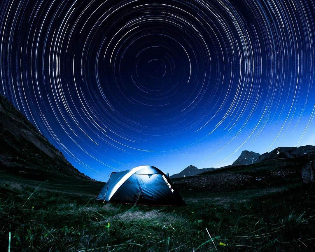 goproさんのインスタグラム写真 - (goproInstagram)「Photo of the Day: Thanks for the camping inspo, @mickarts. ✨ • Learn how to take #StarTrails with your #GoPro on the Inside Line. Link in bio. • • • @GoProFR #GoProFR #NightPhotography #StarTrail #CampsiteGoals #OptOutside」5月7日 2時31分 - gopro