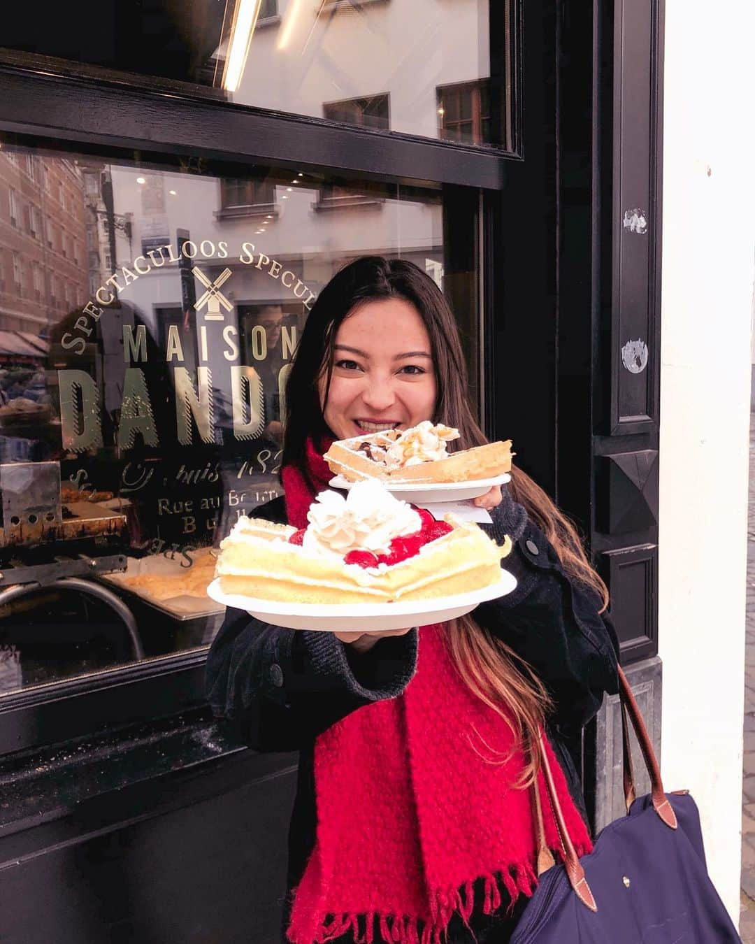 澄那シュトゥーダーさんのインスタグラム写真 - (澄那シュトゥーダーInstagram)「Belgian Waffles, FINALLY! 🤤」5月7日 3時05分 - suminastuder