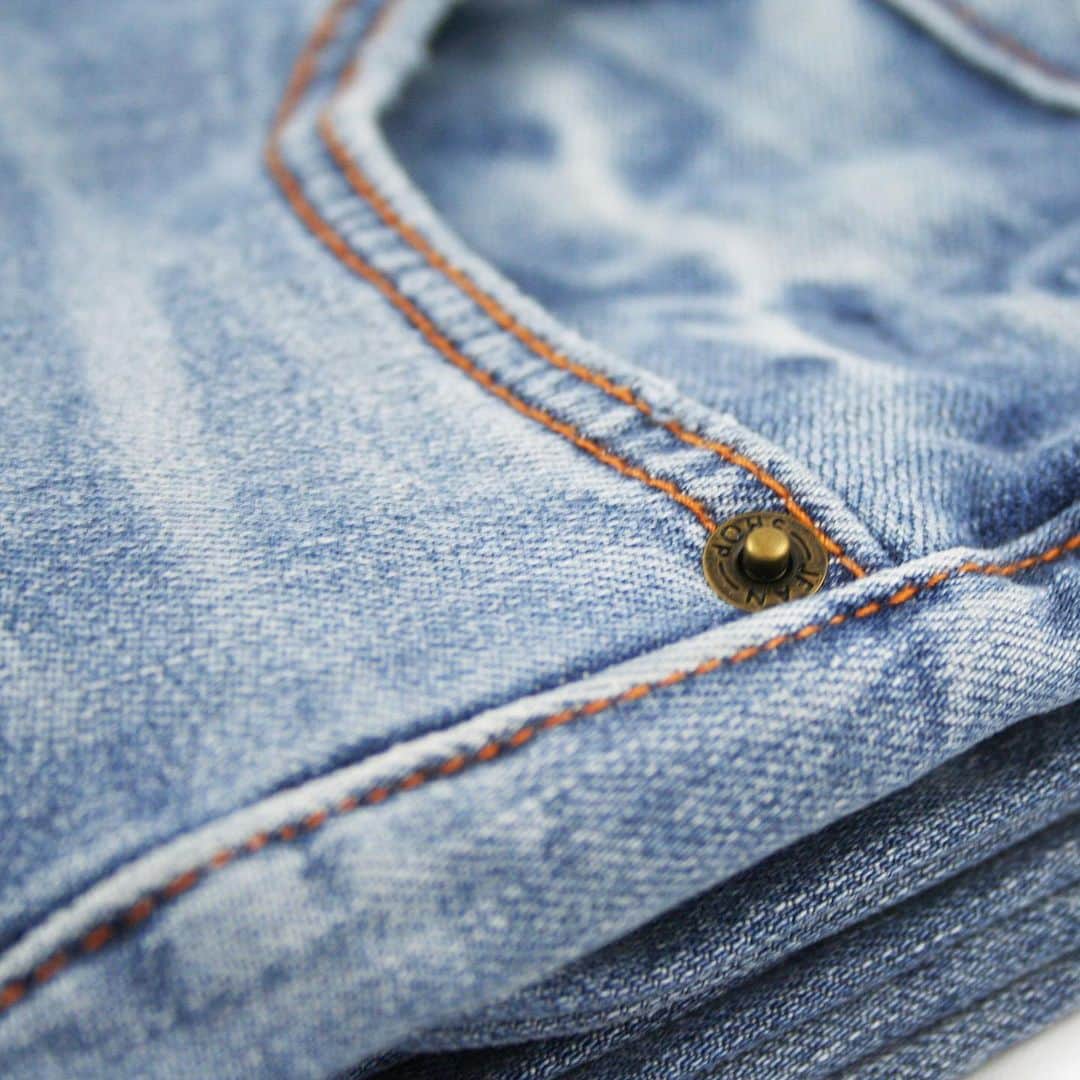のインスタグラム：「We use vintage Jean Shop jeans as our inspiration for new washes to get you the most authentic looking pre-washed jeans you can buy.」
