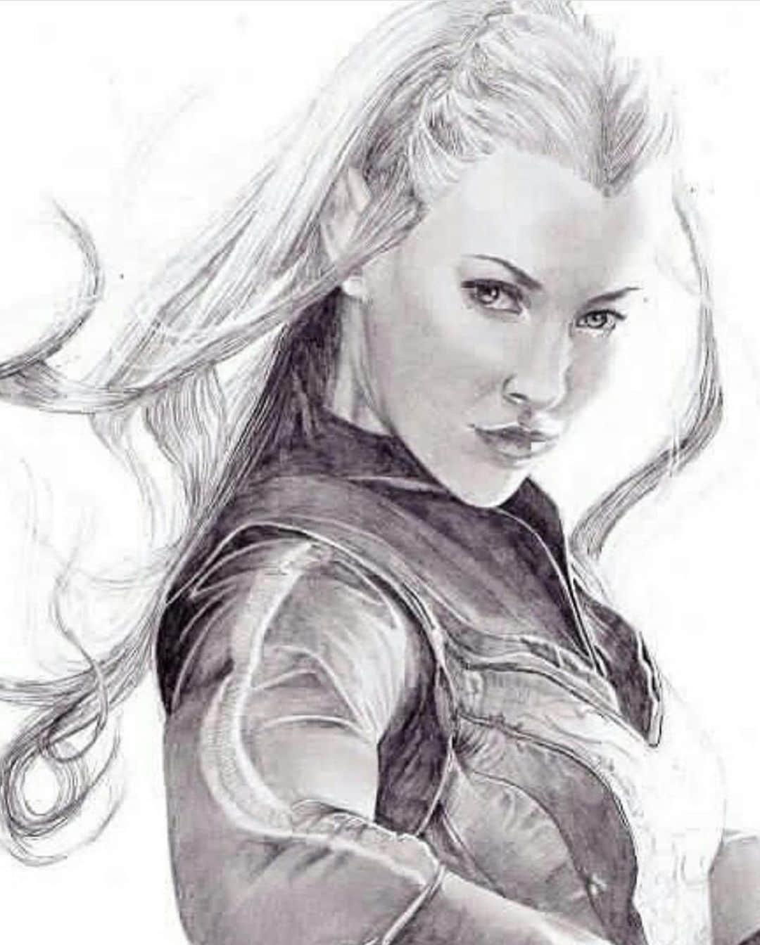 エヴァンジェリン・リリーさんのインスタグラム写真 - (エヴァンジェリン・リリーInstagram)「#Hobbit fans...I haven’t forgotten you.  Here are some of the incredible #Tauriel #fanart I’ve saved over the years.  #talentabounds 🎨」5月7日 4時03分 - evangelinelillyofficial