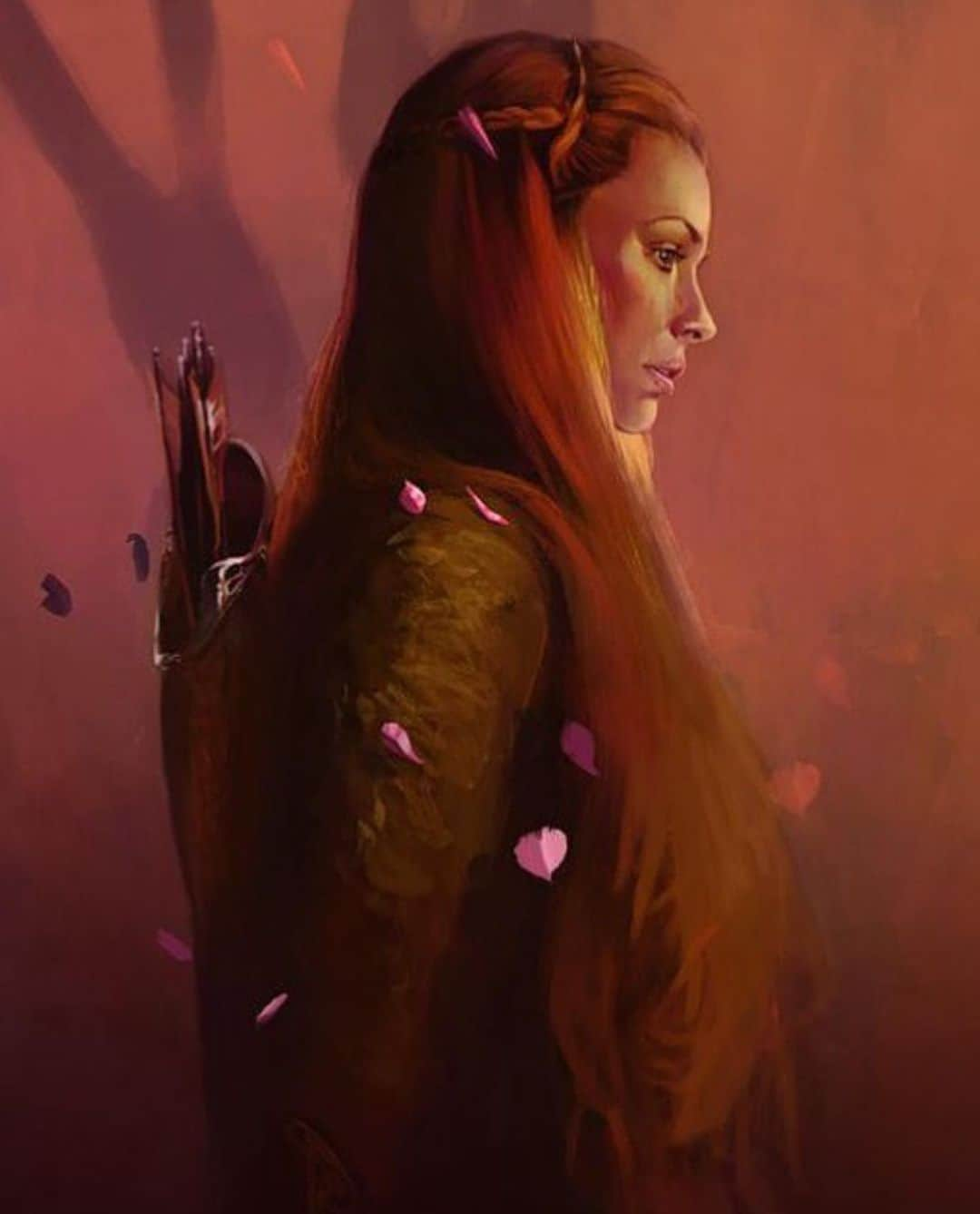 エヴァンジェリン・リリーさんのインスタグラム写真 - (エヴァンジェリン・リリーInstagram)「#Hobbit fans...I haven’t forgotten you.  Here are some of the incredible #Tauriel #fanart I’ve saved over the years.  #talentabounds 🎨」5月7日 4時03分 - evangelinelillyofficial