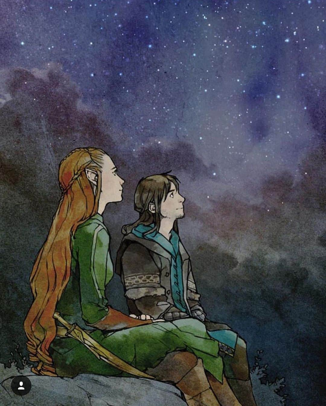 エヴァンジェリン・リリーさんのインスタグラム写真 - (エヴァンジェリン・リリーInstagram)「#Hobbit fans...I haven’t forgotten you.  Here are some of the incredible #Tauriel #fanart I’ve saved over the years.  #talentabounds 🎨」5月7日 4時03分 - evangelinelillyofficial