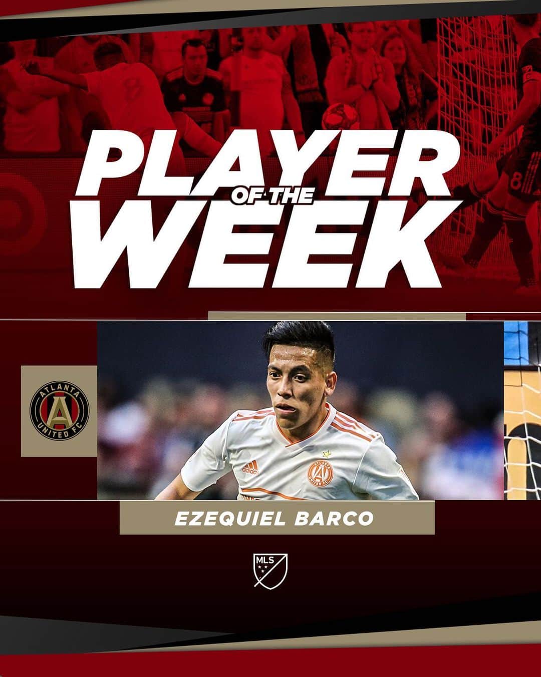 Major League Soccerさんのインスタグラム写真 - (Major League SoccerInstagram)「For the second time this season, @barco.ezequiel is the Player of the Week!」5月7日 5時54分 - mls