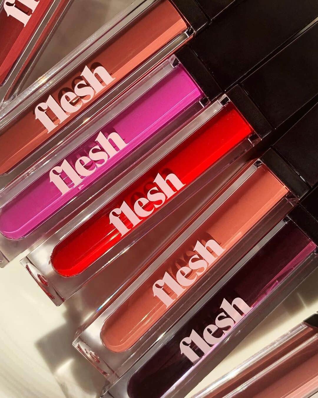 ULTA Beautyさんのインスタグラム写真 - (ULTA BeautyInstagram)「A lippie a day keeps the doctor away💋 That's totally how that saying goes right? @fleshbeauty #ultabeauty  Repost @fleshbeauty Proud Flesh goes on like a liquid and dries to feel like nothing but air ☁️ Top to bottom: Quiver, Bluff, Courage, Brazen, Slouch, Bruise, Glide」5月7日 7時07分 - ultabeauty