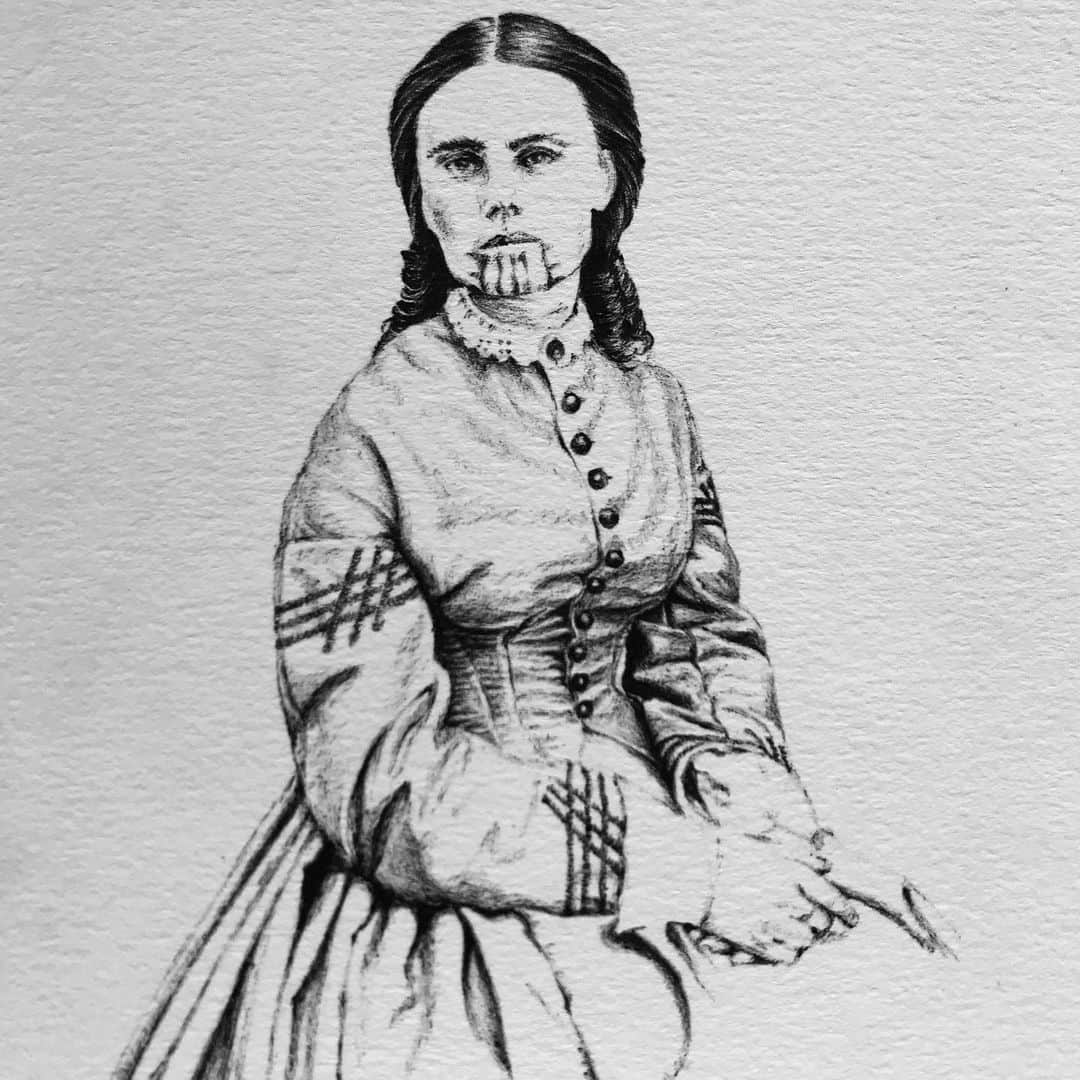 ラングリー・フォックスのインスタグラム：「Olive Oatman」