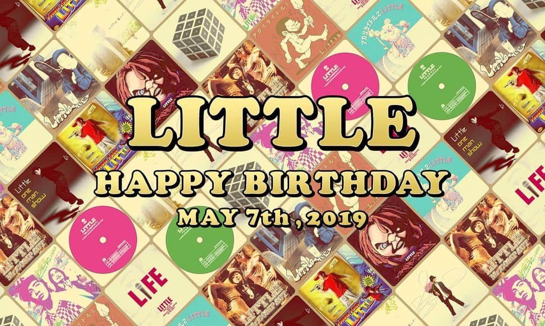 LITTLEさんのインスタグラム写真 - (LITTLEInstagram)「誕生日を迎えました！！今年はマジでいろいろと頑張ります。HP一新しました。ここで徐々に発表していきます。 http://little.vc」5月7日 17時17分 - little8og