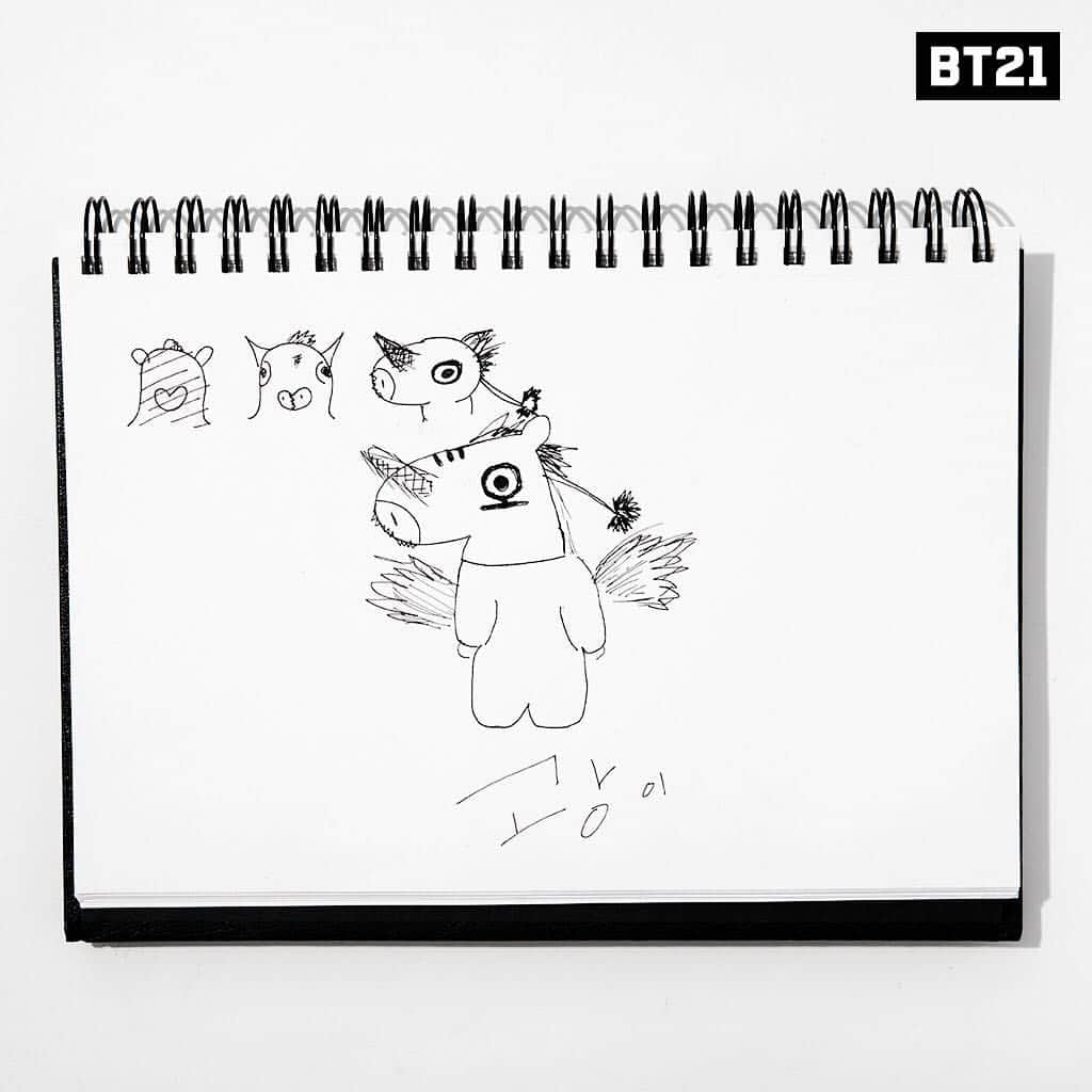 BT21 Stars of tomorrow, UNIVERSTAR!のインスタグラム