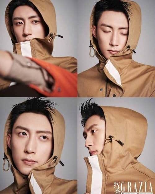 のインスタグラム：「Huang Jing Yu @jingyuhuangjingyu 💙 Grazia Magazine - March 2019 . . . . . . #黄景瑜#HuangJingYu#chineseactor #chinese #chineseboy #asianboy#아지트샵 #추천멘토 #치위생사 #간호사 #직장인부업 #미용인 #미용 #연남동카페 #연남동맛집 #신혼여행 #신혼 #신혼부부 #おしゃれ #オシャレ #いいね返し #フォロー #韓国人 #韓国 #セルカ #自撮り #ファッション #フォロー」