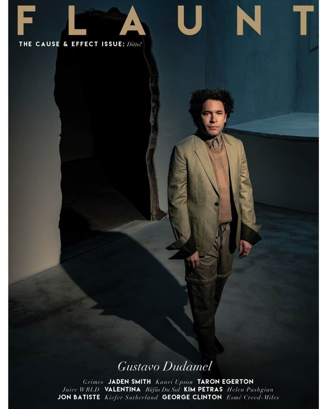 Flaunt Magazineさんのインスタグラム写真 - (Flaunt MagazineInstagram)「Superstar conductor @GustavoDudamel explains his education at El Sistema in Venezuela: “I believe that we have developed an identity, a way of understanding music in our own way and that is what people hear when they say that it sounds more Latin American. With the identity that we’ve developed comes a discourse that we created ourselves, by believing in ourselves. We confronted music and the complexity of that music, not just from a technical aspect, but also as an idea.” In the spirit of the 100th year of the @LAPhil, we present conductor #GustavoDudamel on the cover of #TheCauseandEffectIssue #165. Head to flaunt.com to read the full interview and order the magazine (link in bio). ⠀⠀⠀⠀⠀⠀⠀⠀⠀ ⠀⠀⠀⠀⠀⠀⠀⠀⠀ ERMENEGILDO @zegnaofficial COUTURE jacket, sweater, and pants, SALVATORE @FERRAGAMO shirt, and @GUCCI shoes.⠀⠀⠀⠀⠀⠀⠀⠀⠀ ⠀⠀⠀⠀⠀⠀⠀⠀⠀ Photographed by: @Imorrison⠀⠀⠀⠀⠀⠀⠀⠀⠀ Styled by: @soaree⠀⠀⠀⠀⠀⠀⠀⠀⠀ Hair: @shopcabin⠀⠀⠀⠀⠀⠀⠀⠀⠀ Location: @baddhouse⠀⠀⠀⠀⠀⠀⠀⠀⠀ ⠀⠀⠀⠀⠀⠀⠀⠀⠀ #flauntmagazine #flaunt #flauntdotcom #elsistema @laphil #laphil」5月7日 10時39分 - flauntmagazine