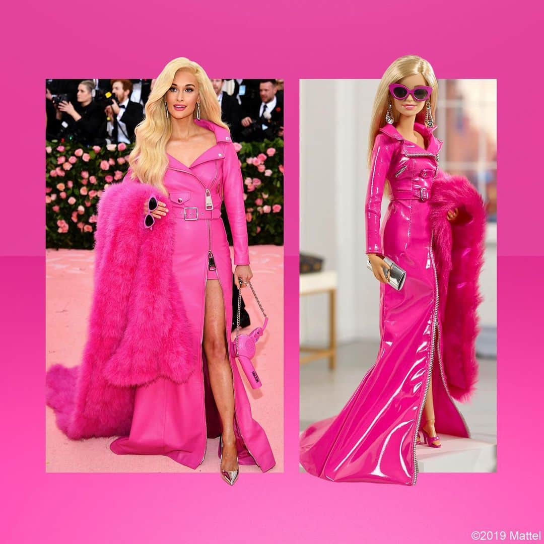 バービーさんのインスタグラム写真 - (バービーInstagram)「Musgraves, @moschino, the Met – yes please! Congrats to @itsjeremyscott on creating this iconic #Barbie look for @spaceykacey! 💕 #MetCamp #BarbieStyle」5月7日 10時44分 - barbie