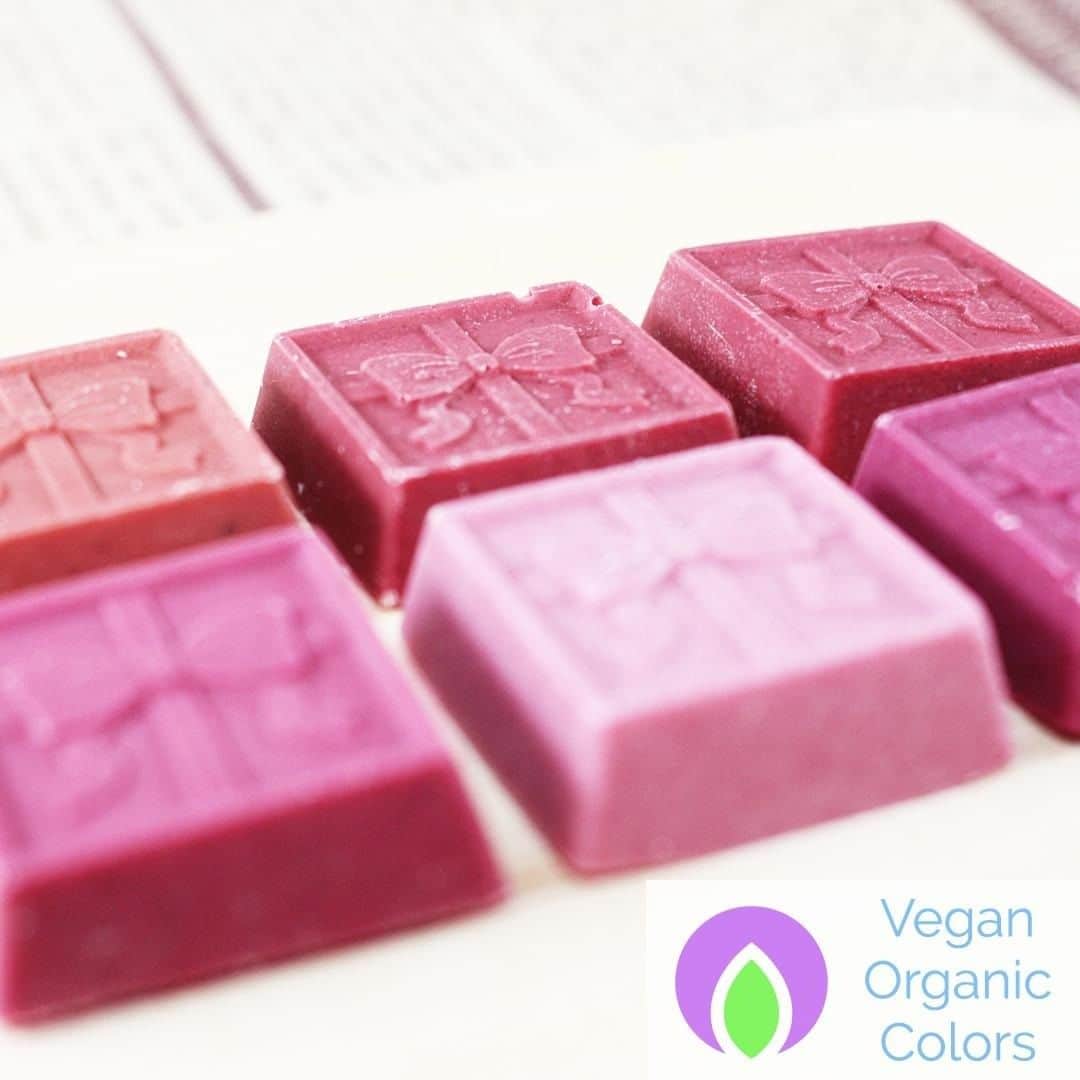 Vegan Organic Colorsさんのインスタグラム写真 - (Vegan Organic ColorsInstagram)「Yummy roselle chocolate! different ratio = various tastes and colors 💗💯⚡」5月7日 11時32分 - organiccolors