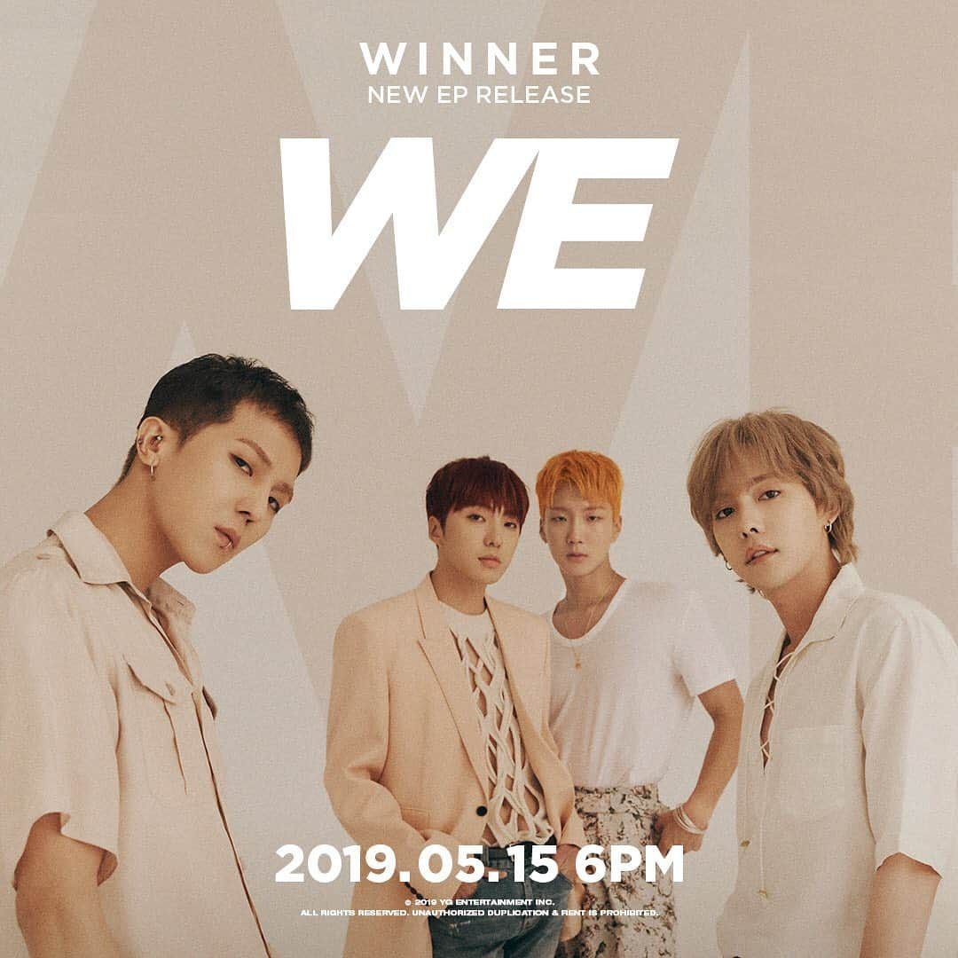 WINNERさんのインスタグラム写真 - (WINNERInstagram)「[💫WE💫] #WINNER #위너 #NEW_EP #WE #NEWRELEASE #20190515 #WE_or_never #YG」5月7日 13時00分 - winnercity