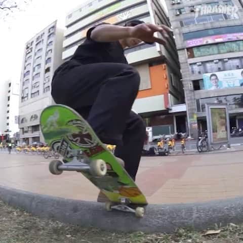 スラッシャーのインスタグラム：「🐼 PANDA PATROL 🐼 @enjoi rips through Taiwan 🇹🇼 Now playing on ThrasherMagazine.com 📡」
