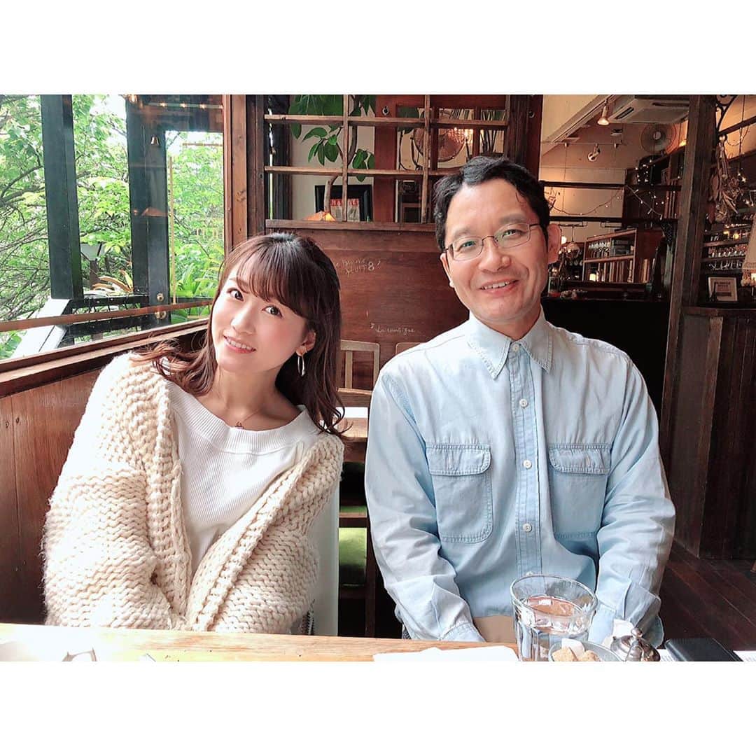 のインスタグラム：「#lunch🍴  競馬ブック吉岡さんが、 素敵なランチ会を開いて下さいました🥰 昼間から#スパークリングワイン とか飲んじゃって、 素敵な景色を眺めながらのんびり3人でランチ。 ⁑ とっても癒されたー！！ 吉岡さん、ありがとうございます✨ ⁑ #lunch #lunchtime  #thedayoff  #ランチ  #中目黒 #目黒川 #まりなる #津田麻莉奈」