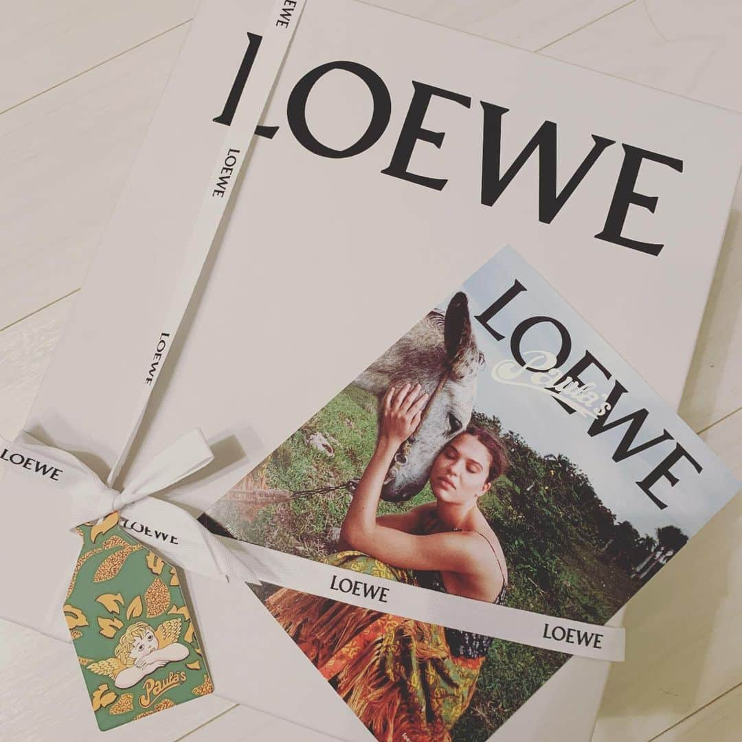 柳めぐみさんのインスタグラム写真 - (柳めぐみInstagram)「. . LOEWEの籠バッグのミニが届いた❤️ 店舗では買えないから公式サイトで注文したら買えた😳 夏いっぱい使おうー。 . #LOEWE #loewebag  #loewe籠バッグ #籠バッグ」5月7日 15時30分 - yanameguchan