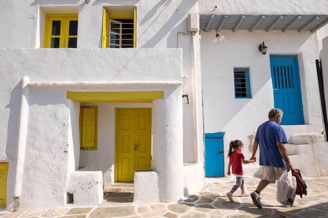 National Geographic Travelさんのインスタグラム写真 - (National Geographic TravelInstagram)「Photo by @KristaRossow | Narrow lanes, whitewashed buildings, and colorful doors and shutters are typical in the medieval village of Kastro on the island of Sifnos in the Cyclades, Greece. Follow me @KristaRossow for more images from around the world. #Greece #Cyclades」5月7日 16時23分 - natgeotravel