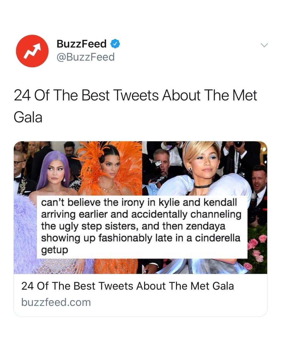 BuzzFeedさんのインスタグラム写真 - (BuzzFeedInstagram)「Miss the Met Gala last night? Get caught up with some jokes 👉 link in bio 👀😂」5月8日 2時49分 - buzzfeed