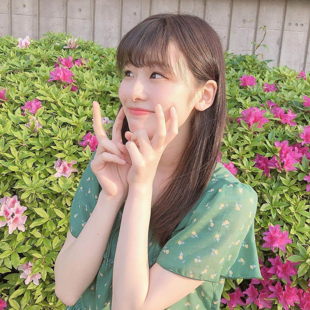 浅井七海さんのインスタグラム写真 - (浅井七海Instagram)「*.﻿ ﻿ ✌️🏻﻿ 横顔﻿ ﻿」5月7日 19時53分 - naamin48_