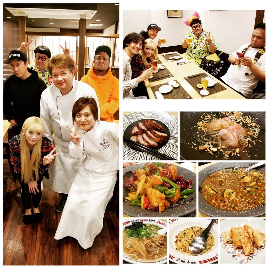 のインスタグラム：「そして打ち上げは中華料理屋さん『茶居那』さんでコース料理を頂きましたぁ♡とっても美味しかったです♡茶居那さんありがとうございました♡♡♡ ジョーはゲームの課金。。。(*_*)カオルさんは全く伝える気のないTwitter(カオルさんのTwitter見て見て下さい)について話してたよ(笑)太郎ちゃんはお料理を美味しく食べていました♡気の使わないメンバーでのお仕事は本当に楽しい♡そして今日から札幌でお仕事です♡12日までいます(^_^)♡♡♡♡♡♡♡ ------スケジュール-----♡♡♡♡♡♡♡♡♡♡ 【歌芸夢者】 5月18日(土)28日(日)♡♡♡♡♡♡ ♡♡♡♡♡♡. 【札幌STER CLUB】 5月7日(火)〜12日(日) . . . .  #お姫様#princess#お仕事　依頼お受けします#令和#ものまね#バービー#ダブルネーム#ステージ#小悪魔ageha#モデル#タレント#model#パフォーマンス#中華料理 #りぼん #プリンセス #EXILE  #中華#event#ドール#beauty#可愛い モノが好き#ファッション #洋服 #hair#料理 #女の子 #浜崎あゆみ 様#Fashion」