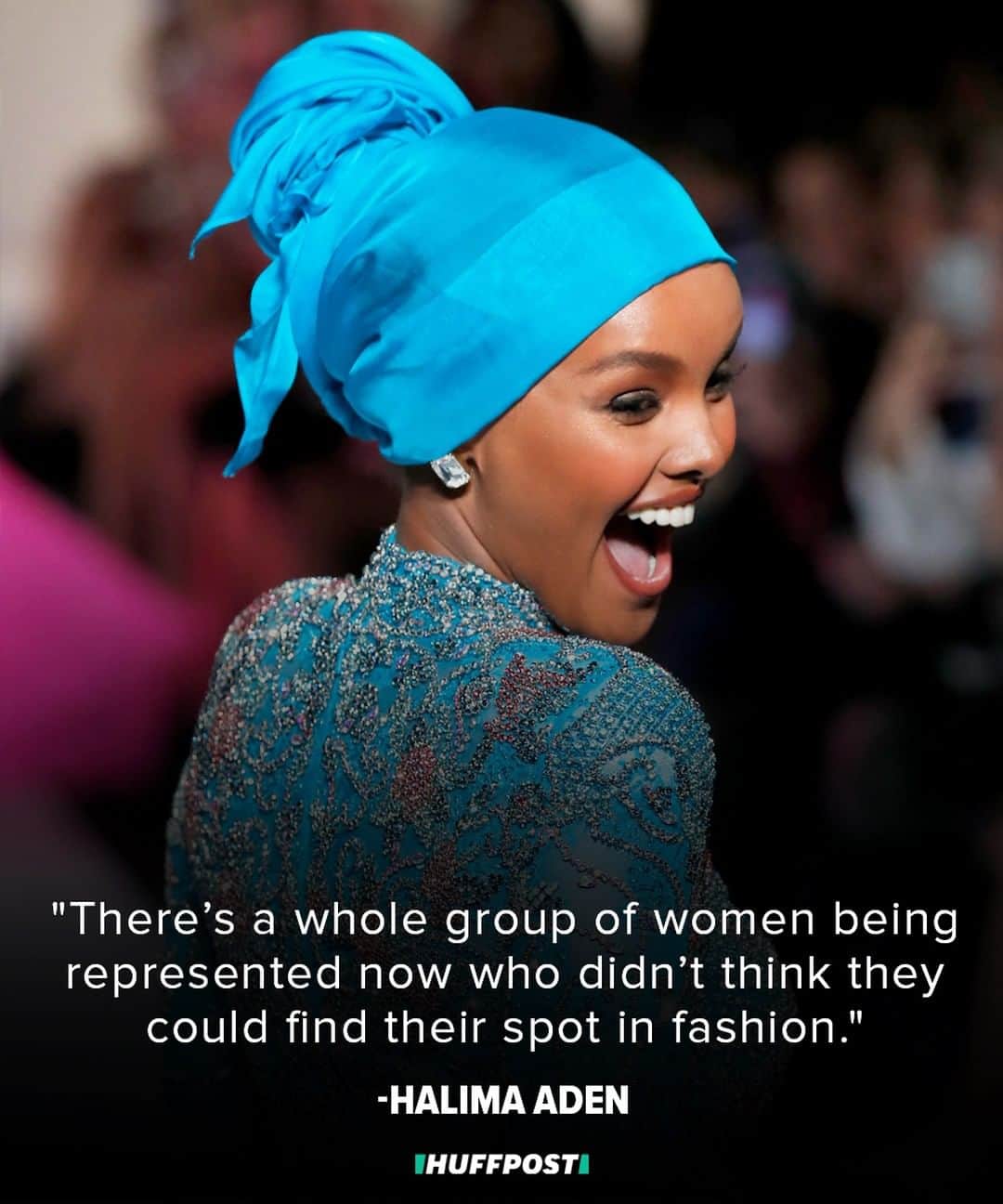 Huffington Postさんのインスタグラム写真 - (Huffington PostInstagram)「So important! 💖 Hijab-wearing model Halima Aden is the role model fashion needs. Following her history-making turn as the first Miss Minnesota contestant to compete in a burkini and hijab, the 21-year-old has gone on to grace the pages of magazines and walk runways, shattering stereotypes and serving as an inspiration to people who had previously not seen themselves represented in fashion and media. Aden spoke with HuffPost about the message she wants to send to young people who look up to her: "I’m just excited to share my story with our future leaders.... People are trying to have models not just be a face but also have a message, a cause they are passionate about." // 📷: Getty Images」5月7日 21時20分 - huffpost