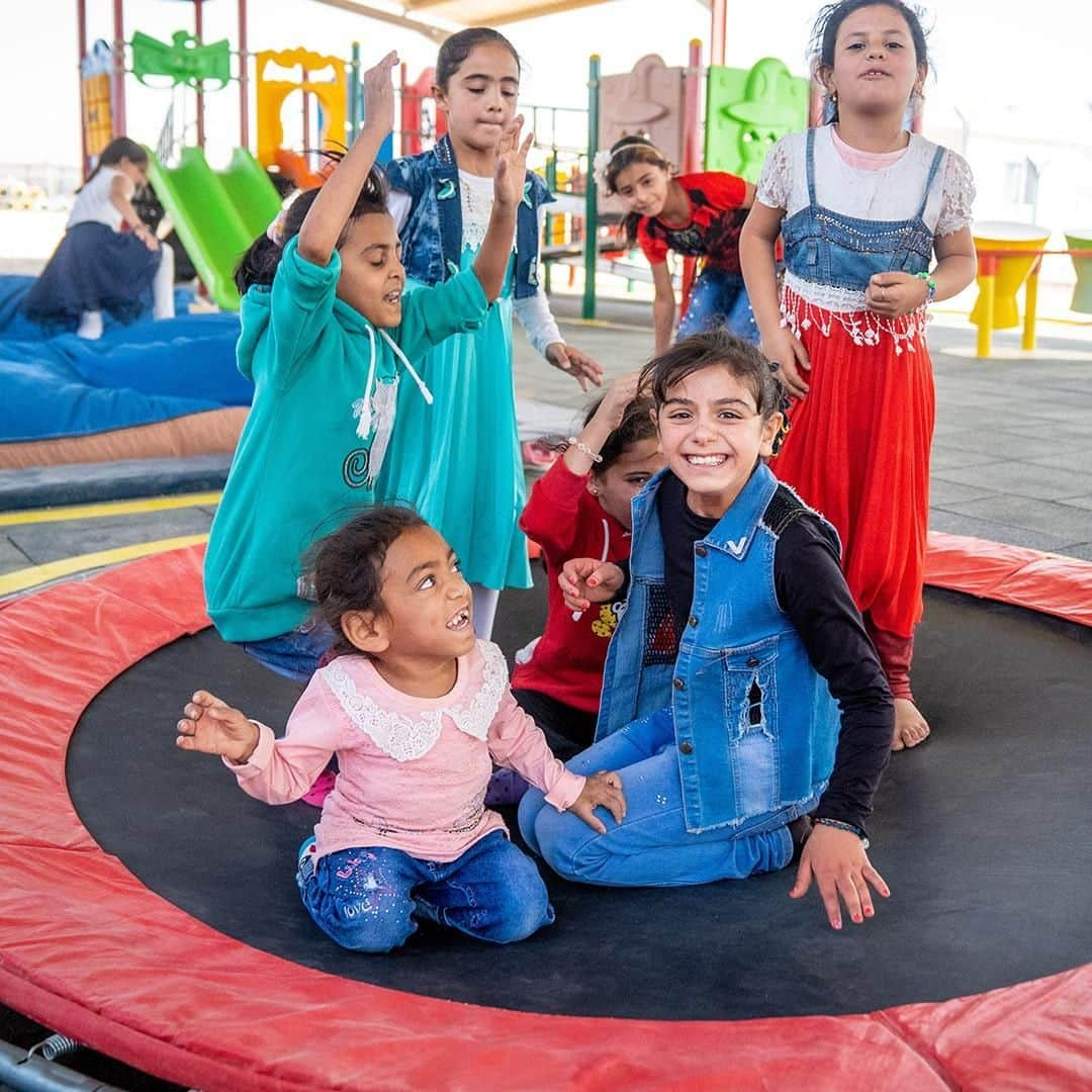 unicefさんのインスタグラム写真 - (unicefInstagram)「“I love it. For those with disabilities and for other girls too, it’s nice to play together,” says eight-year-old Asma, a Syrian refugee in Jordan. . Children with and without disabilities share the universal right to play, learn and live as active members of their community. . #ForEveryChild, the right to inclusion. . ©UNICEF/UN0251358/Herwig」5月7日 21時45分 - unicef