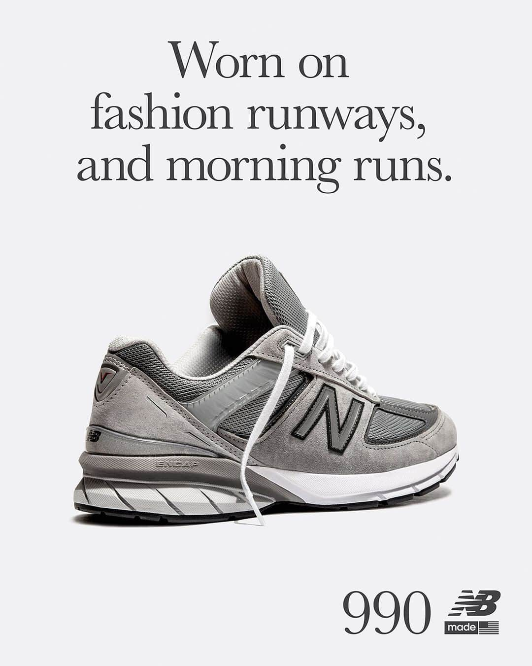 newbalanceさんのインスタグラム写真 - (newbalanceInstagram)「Tap to shop the 990v5. #NewBalance . . . . . . Manufactured in the US for over 75 years and representing a limited portion of our US sales, New Balance Made is a premium collection that contains a domestic value of 70% or greater.」5月7日 22時34分 - newbalance