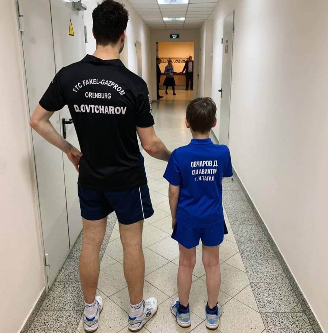 ITTF Worldさんのインスタグラム写真 - (ITTF WorldInstagram)「"Hey, My name is Dima Ovtcharov too" 👀🏓😁 #InterestingMoments #TableTennis #Russia  #repost 📸 @dimaovtcharov」5月8日 1時07分 - wtt