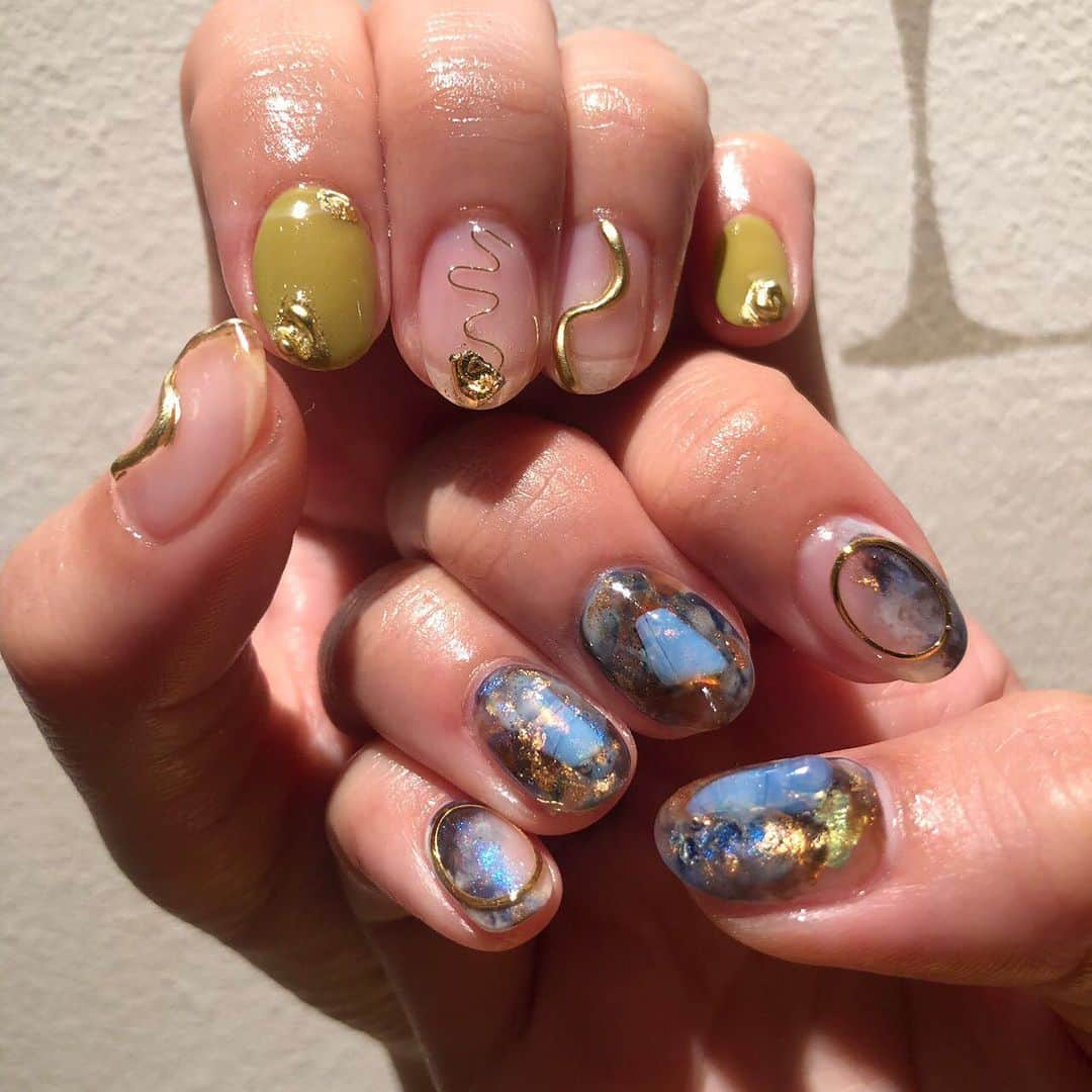 新庄千歳さんのインスタグラム写真 - (新庄千歳Instagram)「Sooo cute nails❤️ @latte.momoka is amazing 😘」5月8日 1時21分 - chii_in_miami