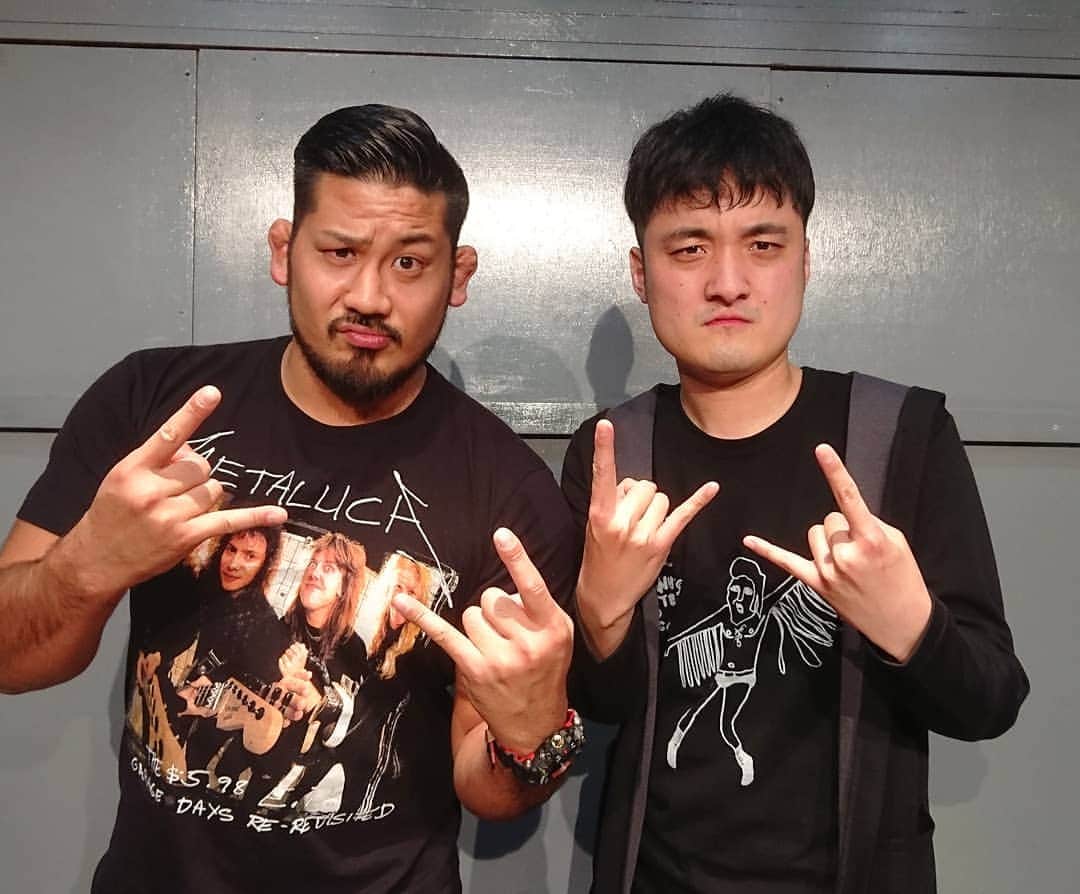 青木泰寛のインスタグラム：「時間が足りなかったです！ご来場ありがとうございました！  #w_1 #芦野祥太郎 #運命のドロップキック」