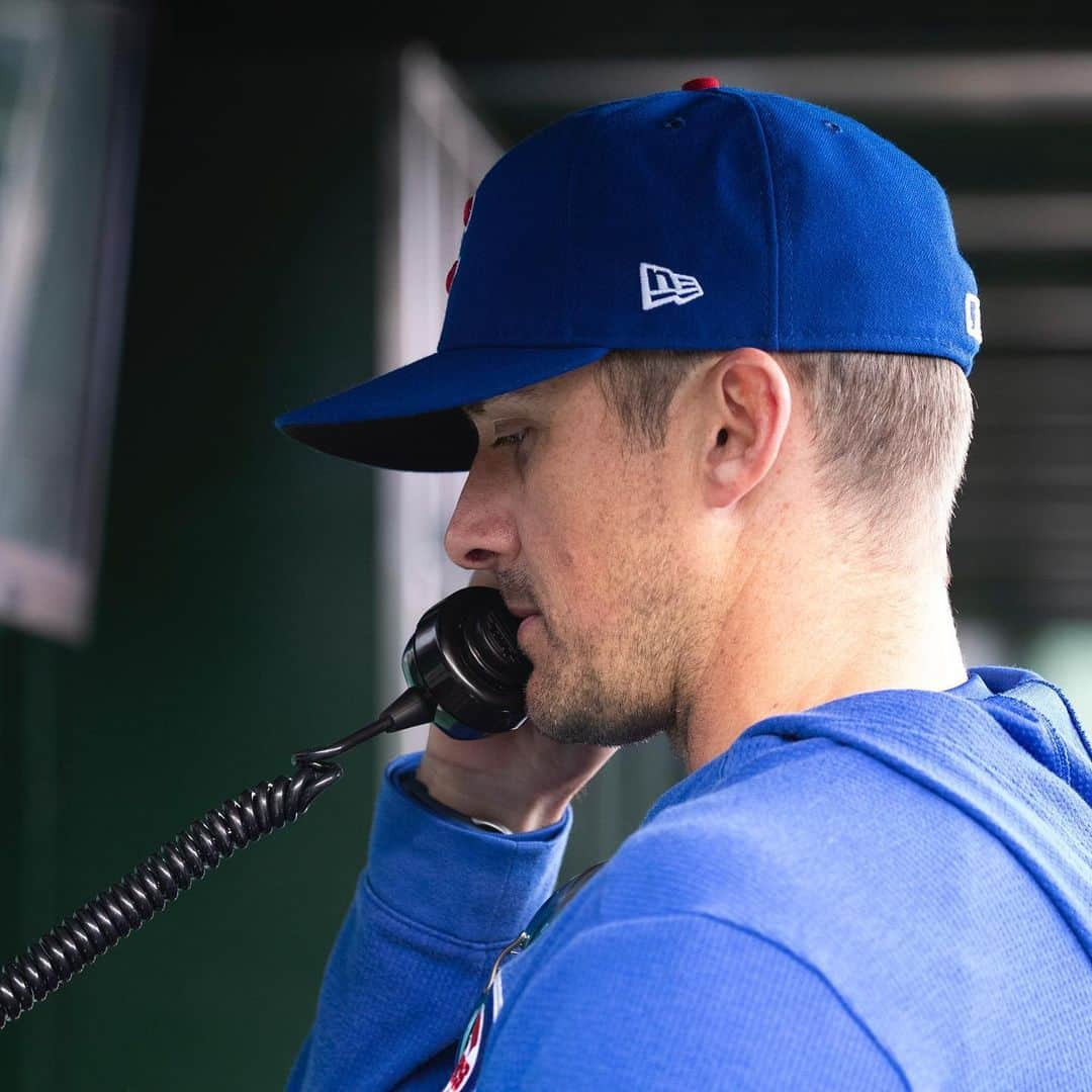 シカゴ・カブスさんのインスタグラム写真 - (シカゴ・カブスInstagram)「#CubsCollection: Pitching Coach Tommy Hottovy As a valued member of the Cubs organization for four years, Hottovy was promoted to pitching coach in December of 2018. "[My role is] more an evolution of how this game has evolved, how I personally evolved with it and how our players are evolving with it." -Tommy Hottovy #EverybodyIn From the mound to the dugout, check out Hottovy's view of the game from a pitching perspective. 📸 @sgreenphoto  Find more photos on Facebook.com/Cubs」5月8日 5時57分 - cubs