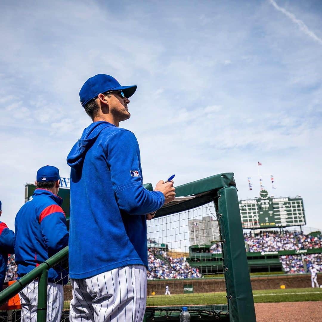 シカゴ・カブスさんのインスタグラム写真 - (シカゴ・カブスInstagram)「#CubsCollection: Pitching Coach Tommy Hottovy As a valued member of the Cubs organization for four years, Hottovy was promoted to pitching coach in December of 2018. "[My role is] more an evolution of how this game has evolved, how I personally evolved with it and how our players are evolving with it." -Tommy Hottovy #EverybodyIn From the mound to the dugout, check out Hottovy's view of the game from a pitching perspective. 📸 @sgreenphoto  Find more photos on Facebook.com/Cubs」5月8日 5時57分 - cubs