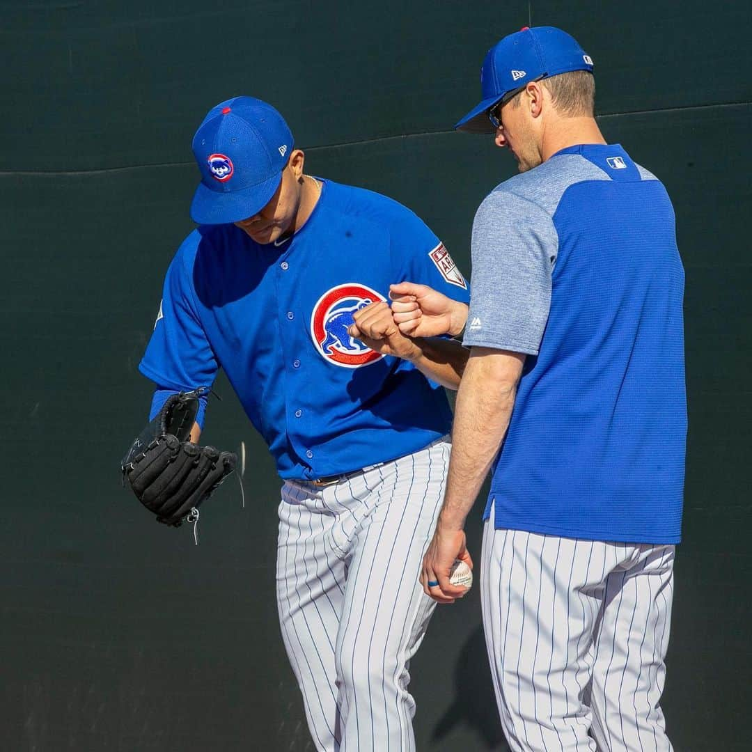 シカゴ・カブスさんのインスタグラム写真 - (シカゴ・カブスInstagram)「#CubsCollection: Pitching Coach Tommy Hottovy As a valued member of the Cubs organization for four years, Hottovy was promoted to pitching coach in December of 2018. "[My role is] more an evolution of how this game has evolved, how I personally evolved with it and how our players are evolving with it." -Tommy Hottovy #EverybodyIn From the mound to the dugout, check out Hottovy's view of the game from a pitching perspective. 📸 @sgreenphoto  Find more photos on Facebook.com/Cubs」5月8日 5時57分 - cubs