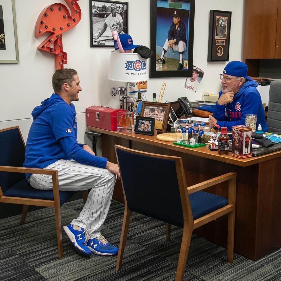 シカゴ・カブスさんのインスタグラム写真 - (シカゴ・カブスInstagram)「#CubsCollection: Pitching Coach Tommy Hottovy As a valued member of the Cubs organization for four years, Hottovy was promoted to pitching coach in December of 2018. "[My role is] more an evolution of how this game has evolved, how I personally evolved with it and how our players are evolving with it." -Tommy Hottovy #EverybodyIn From the mound to the dugout, check out Hottovy's view of the game from a pitching perspective. 📸 @sgreenphoto  Find more photos on Facebook.com/Cubs」5月8日 5時57分 - cubs