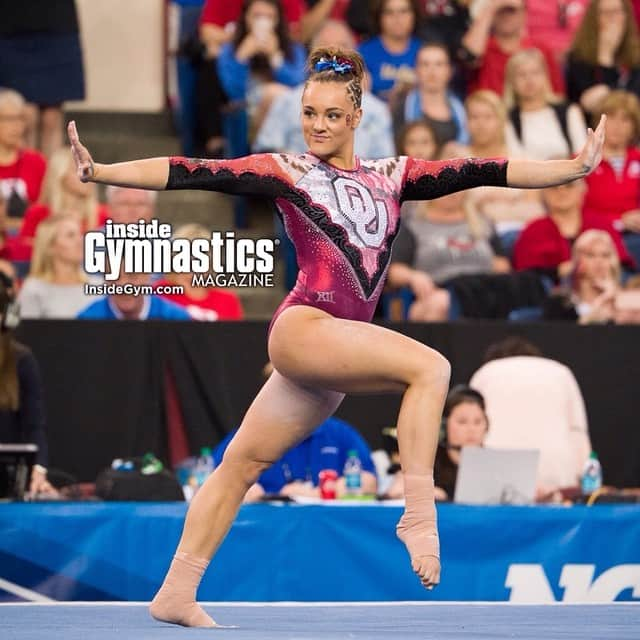 Inside Gymnasticsさんのインスタグラム写真 - (Inside GymnasticsInstagram)「Who’s excited for OU junior Maggie Nichols? She just won the Honda Sport Award! 👏👏👏Enormous congratulations to Nichols for capturing this prestigious honor! Be sure to subscribe to Inside Gymnastics to receive the May/June issue, which includes even more awesome NCAA coverage! (Link in bio)」5月8日 6時10分 - insidegym