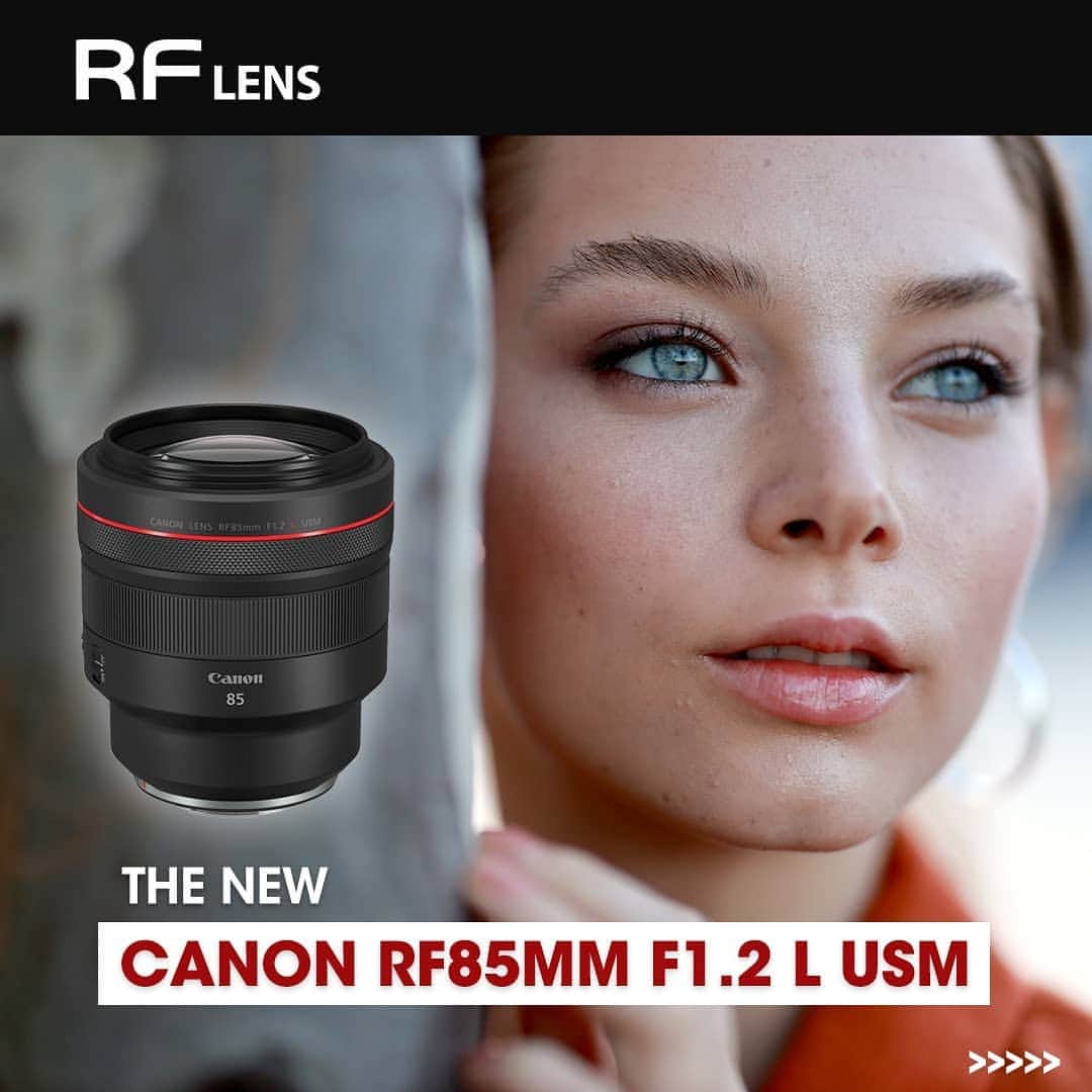 Canon Asiaのインスタグラム：「Designed for the EOS R series of full-frame mirrorless cameras, the new RF85mm F1.2 L USM lens is the latest addition to one of Canon's most sought-after line of lenses for portrait photography. Enjoy stunning resolution and high contrast even at the maximum aperture of f/1.2, and the lens' 9-blade circular aperture lets you achieve shots with beautiful background blur and larger, nearly circular bokeh.  Swipe through the photos to learn more about this new RF lens! . . #canon #eosr #canoneosr #rflens #canonlenses #photography #canoncamera #mirrorlesscamera」