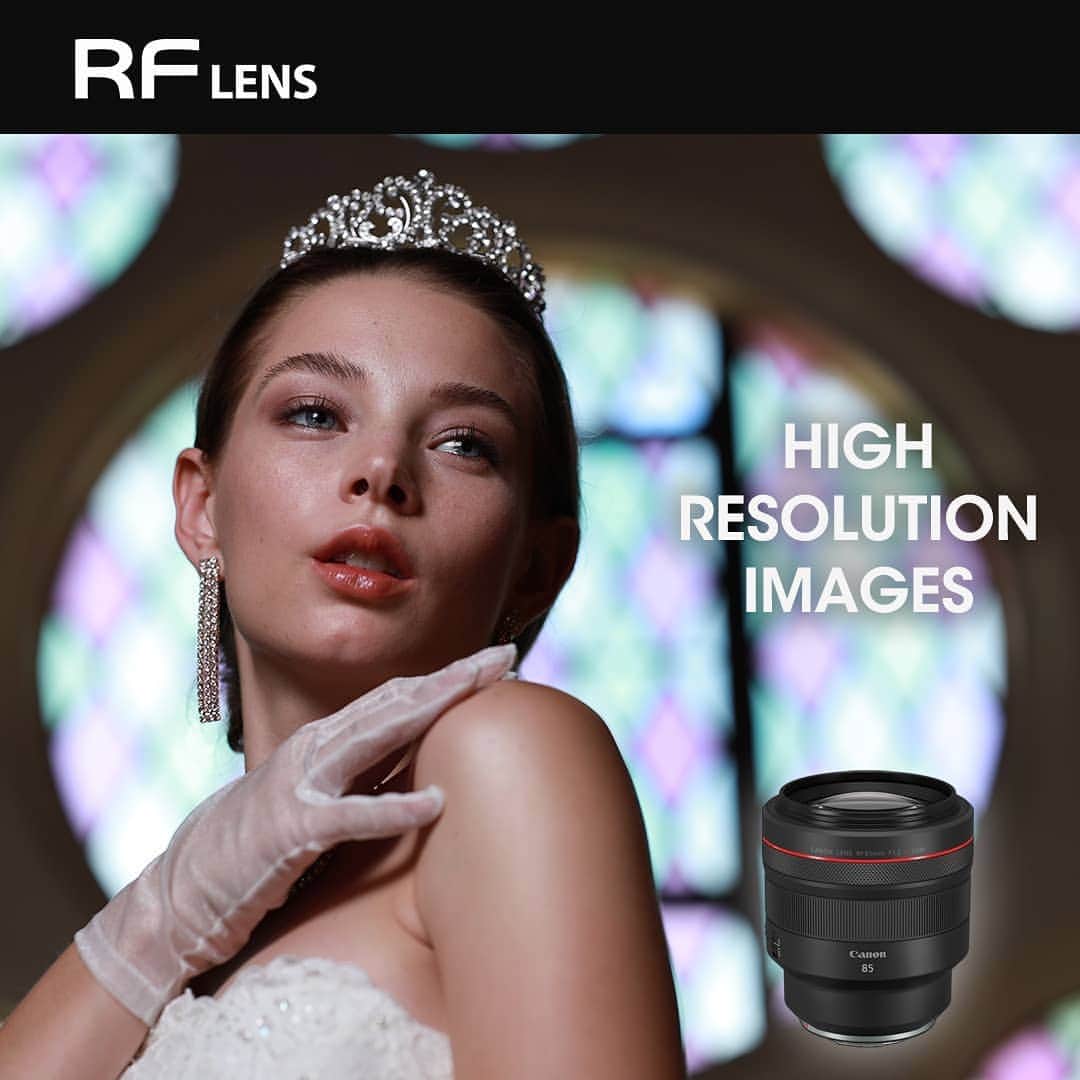 Canon Asiaさんのインスタグラム写真 - (Canon AsiaInstagram)「Designed for the EOS R series of full-frame mirrorless cameras, the new RF85mm F1.2 L USM lens is the latest addition to one of Canon's most sought-after line of lenses for portrait photography. Enjoy stunning resolution and high contrast even at the maximum aperture of f/1.2, and the lens' 9-blade circular aperture lets you achieve shots with beautiful background blur and larger, nearly circular bokeh.  Swipe through the photos to learn more about this new RF lens! . . #canon #eosr #canoneosr #rflens #canonlenses #photography #canoncamera #mirrorlesscamera」5月8日 13時02分 - canonasia