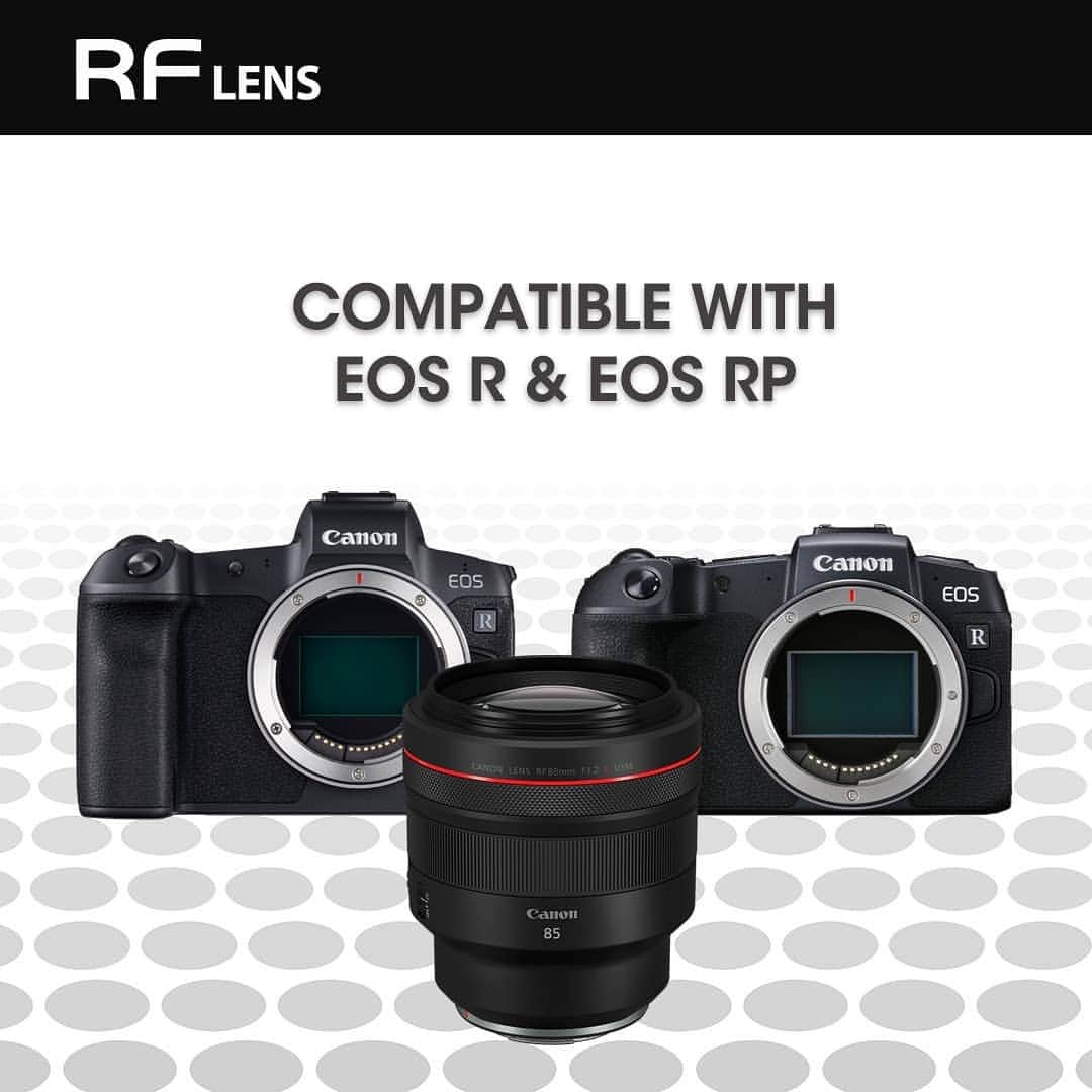 Canon Asiaさんのインスタグラム写真 - (Canon AsiaInstagram)「Designed for the EOS R series of full-frame mirrorless cameras, the new RF85mm F1.2 L USM lens is the latest addition to one of Canon's most sought-after line of lenses for portrait photography. Enjoy stunning resolution and high contrast even at the maximum aperture of f/1.2, and the lens' 9-blade circular aperture lets you achieve shots with beautiful background blur and larger, nearly circular bokeh.  Swipe through the photos to learn more about this new RF lens! . . #canon #eosr #canoneosr #rflens #canonlenses #photography #canoncamera #mirrorlesscamera」5月8日 13時02分 - canonasia