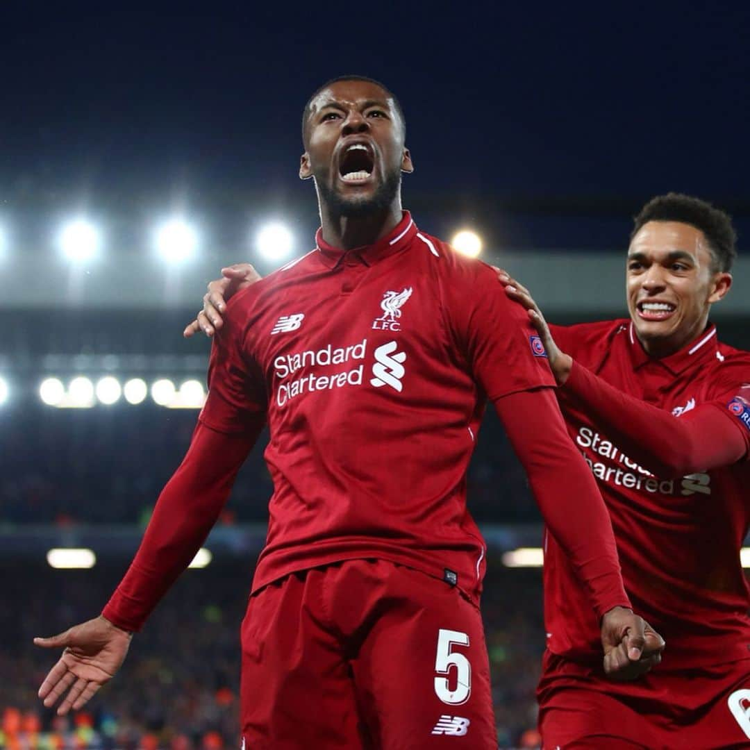 ジョルジニオ・ワイナルドゥムさんのインスタグラム写真 - (ジョルジニオ・ワイナルドゥムInstagram)「COME ON!! 🔥 Words can’t describe this feeling! Anfield never stopped believing and neither did we! 🙌🏾 🔴 The road isn’t over yet! MADRID HERE WE COME!!! WE. NEVER. GIVE. UP. 👊🏾 🏆 #UCL #LiverpoolFC #YNWA」5月8日 7時37分 - gwijnaldum