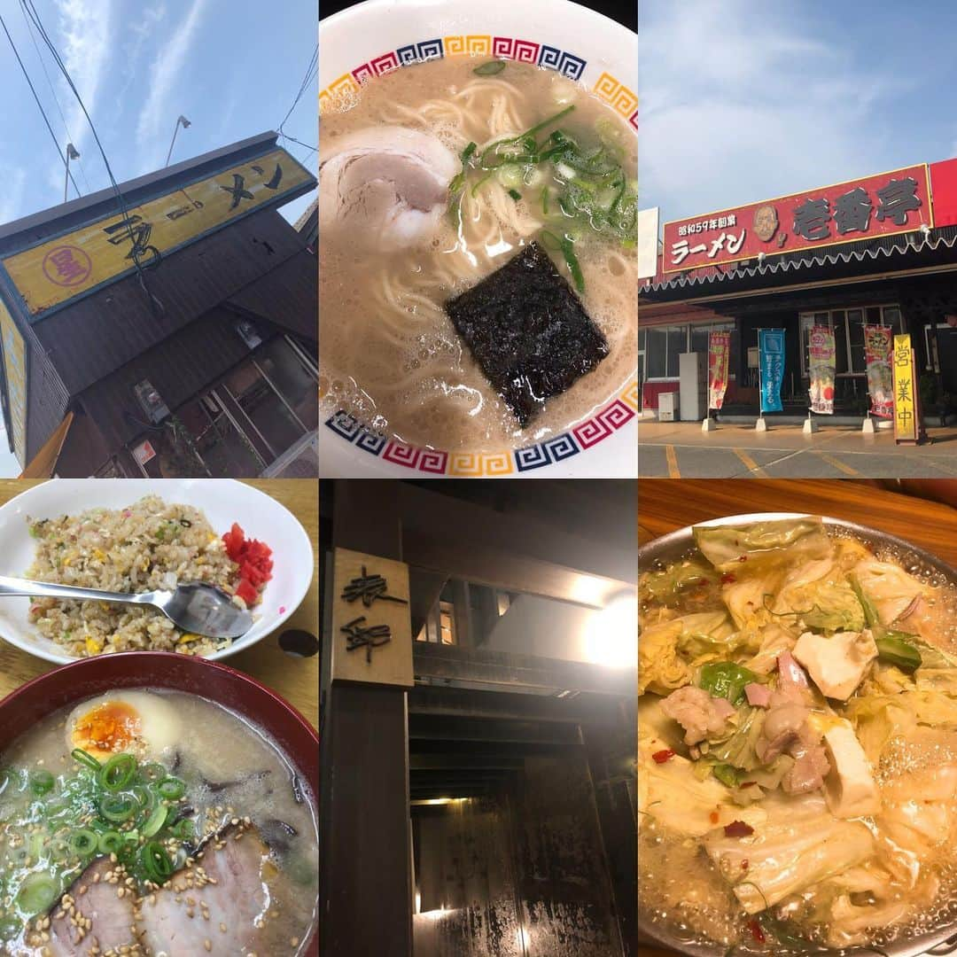 里美ゆりあさんのインスタグラム写真 - (里美ゆりあInstagram)「これでもかってくらいラーメン食べ歩きツアー( * ॑˘ ॑* ) ⁾⁾ 行きたいとこ全部行けて満足！ 来来の店主が快く写メ撮ってくれて優しかったし人柄に癒されました( ⁎ᵕᴗᵕ⁎ )❤︎ ありがとうございました😊 #一双#一幸舎#月や#丸星ラーメン#博多元気一杯#来来#壱番亭#チャーハン#うまい#表邸#もつ鍋#塩もつ鍋#元祖#夜の匂い#つどい#富ちゃんラーメン#入船食堂#てんてん#てんてんラーメン#めんたい重#明太子#いわし明太#高菜#たこらいす#delicious#美味しい#ご飯#麺#ラーメン#ラーメン巡り」5月8日 7時45分 - satomiyuria