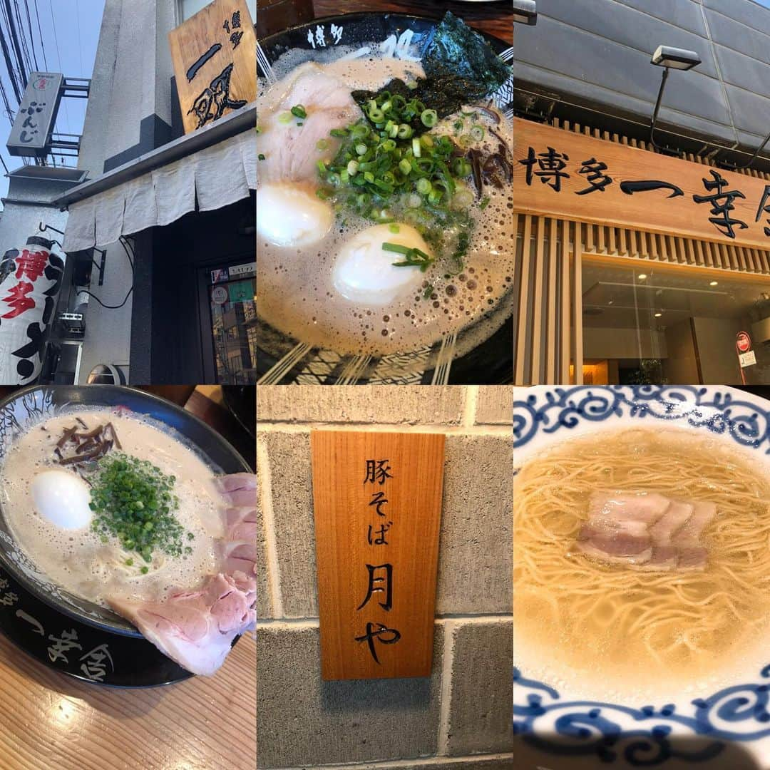 里美ゆりあさんのインスタグラム写真 - (里美ゆりあInstagram)「これでもかってくらいラーメン食べ歩きツアー( * ॑˘ ॑* ) ⁾⁾ 行きたいとこ全部行けて満足！ 来来の店主が快く写メ撮ってくれて優しかったし人柄に癒されました( ⁎ᵕᴗᵕ⁎ )❤︎ ありがとうございました😊 #一双#一幸舎#月や#丸星ラーメン#博多元気一杯#来来#壱番亭#チャーハン#うまい#表邸#もつ鍋#塩もつ鍋#元祖#夜の匂い#つどい#富ちゃんラーメン#入船食堂#てんてん#てんてんラーメン#めんたい重#明太子#いわし明太#高菜#たこらいす#delicious#美味しい#ご飯#麺#ラーメン#ラーメン巡り」5月8日 7時45分 - satomiyuria