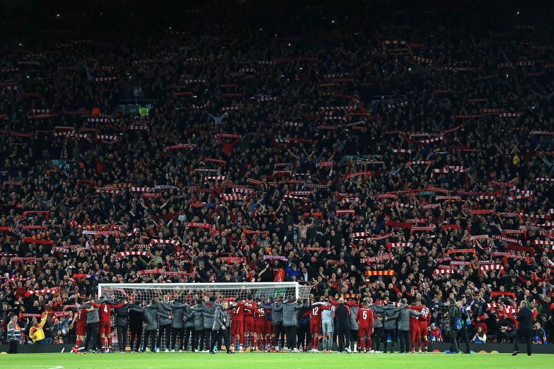 サッカーキングさんのインスタグラム写真 - (サッカーキングInstagram)「. THIS IS ANFIELD （2019.05.07） . 📷Photo by Simon Stacpoole/Offside/Getty Images . #アンフィールド #Anfield #ThisIsAnfield #リヴァプール #Liverpool #LFC #youllneverwalkalone #YNWA #チャンピオンズリーグ #ChampionsLeague #UCL #football #サッカーキング  #⚽️ #サッカー」5月8日 8時22分 - soccerkingjp