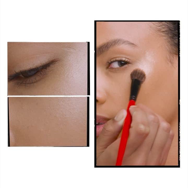 Smashboxのインスタグラム：「Studio Secret: To make your Cali Kissed Highlight + Blush Palette glow last longer, spritz your makeup brush with Photo Finish Primer Water before you apply. ✨」