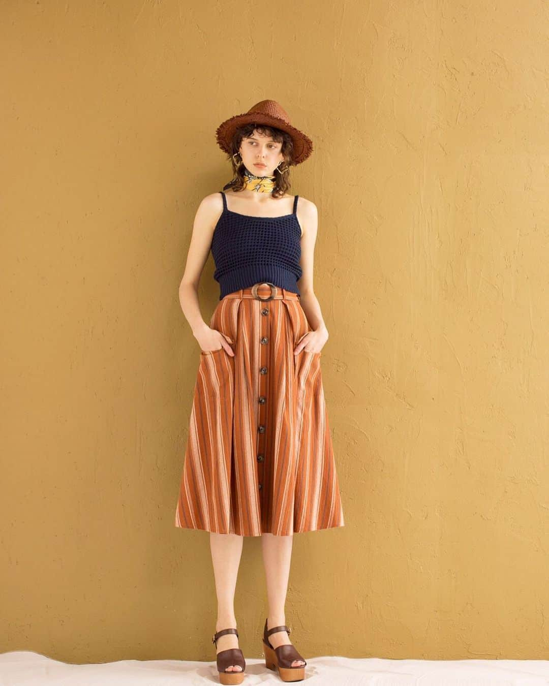 REDYAZELさんのインスタグラム写真 - (REDYAZELInstagram)「2019 SUMMER COLLECTION ———————————————— ✔️BUSTIER ¥6,990+tax →NOW ONE SALE . ✔️SKIRT ¥11,000+tax →COMING SOON . ✔️EARRINGS ¥5,990+tax →COMING SOON . ✔️SANDALS ¥11,000+tax →COMING SOON ———————————————— #REDYAZEL #REDYAZEL2019SS #summercollection #style #coordinate #fashion #レディアゼル」5月8日 8時52分 - redyazel