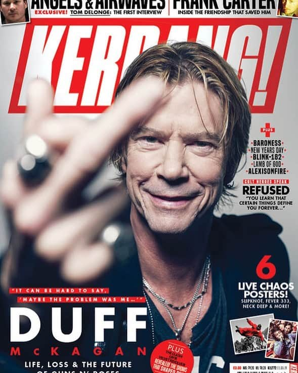 ダフ・マッケイガンさんのインスタグラム写真 - (ダフ・マッケイガンInstagram)「Check out the latest issue of @kerrangmagazine_ featuring Duff McKagan (link in story)」5月8日 9時05分 - duffmckagan