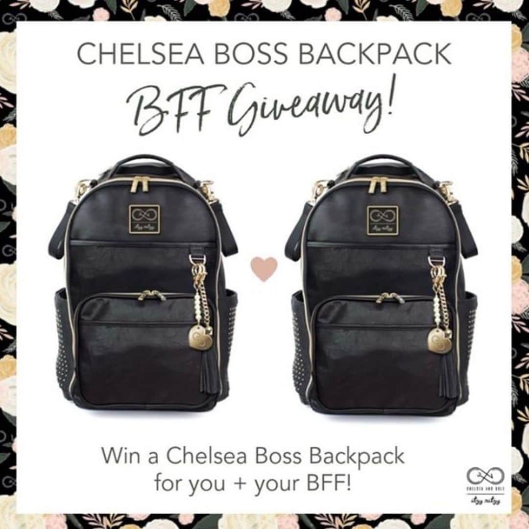Chelsea Houskaさんのインスタグラム写真 - (Chelsea HouskaInstagram)「✨CHELSEA + COLE COLLECTION GIVEAWAY!✨ We're giving away TWO Chelsea Boss Backpacks!!! One for you + one for your BFF! These backpacks are gorgeous and unique, just like you and your bestie! 👯‍♀️ P.S. you're eligible even if you already ordered! Chelsea’s Boss Backpacks are available for pre-order until 5/12! 💕Here's how to enter: 1. Tag your BFF in the comments below! (More BFF tags = more entries) 2. Follow @chelseahouska and @itzyritzy 💫BONUS ENTRY: -Share this giveaway on your Insta stories and tag @chelseahouska + @itzyritzy **Open to the Continental US only. One winner will be announced via IR’s Instagram Stories in 48 hours (5/9/19). Bags will ship July 31. #chelseaandcole #cc4ir #chelseaandcoleforitzyritzy #itzyritzyforthewin」5月8日 9時10分 - chelseahouska