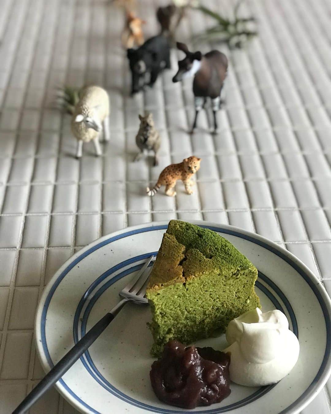 福田淳子さんのインスタグラム写真 - (福田淳子Instagram)「今発売中のオレンジページで「スフレチーズケーキ」を紹介しております。より、ふわふわで濃厚なスフレチーズケーキを求めてたどり着いた進化系。食べるとしゅわしゅわとした食感で口の中でとけていきます。最近、自分で作るとなるとスフレチーズが多いのです。あの口当たりと軽やかさが日本のお菓子らしくて好きです。爽やかなケーキはこれからの季節にもぴったり。しゅわしゅわな食感をぜひ作って体感してみてくださいね。 ページには動物たちも登場して賑やかな感じになっています。オールスターズで並べた写真が採用されていてとても嬉しかったです。  カメラマン福尾美雪 @miyukifukuo さん、スタイリスト細井美波 @minacle_foodstylist さん。撮影楽しかったなー。  #オレンジページ #スフレチーズケーキ #しゅわしゅわ #しゅわしゅわチーズケーキ #Schleich #シュライヒ #gw間に合わなくてごめんなさい」5月8日 9時55分 - junjunfukuda